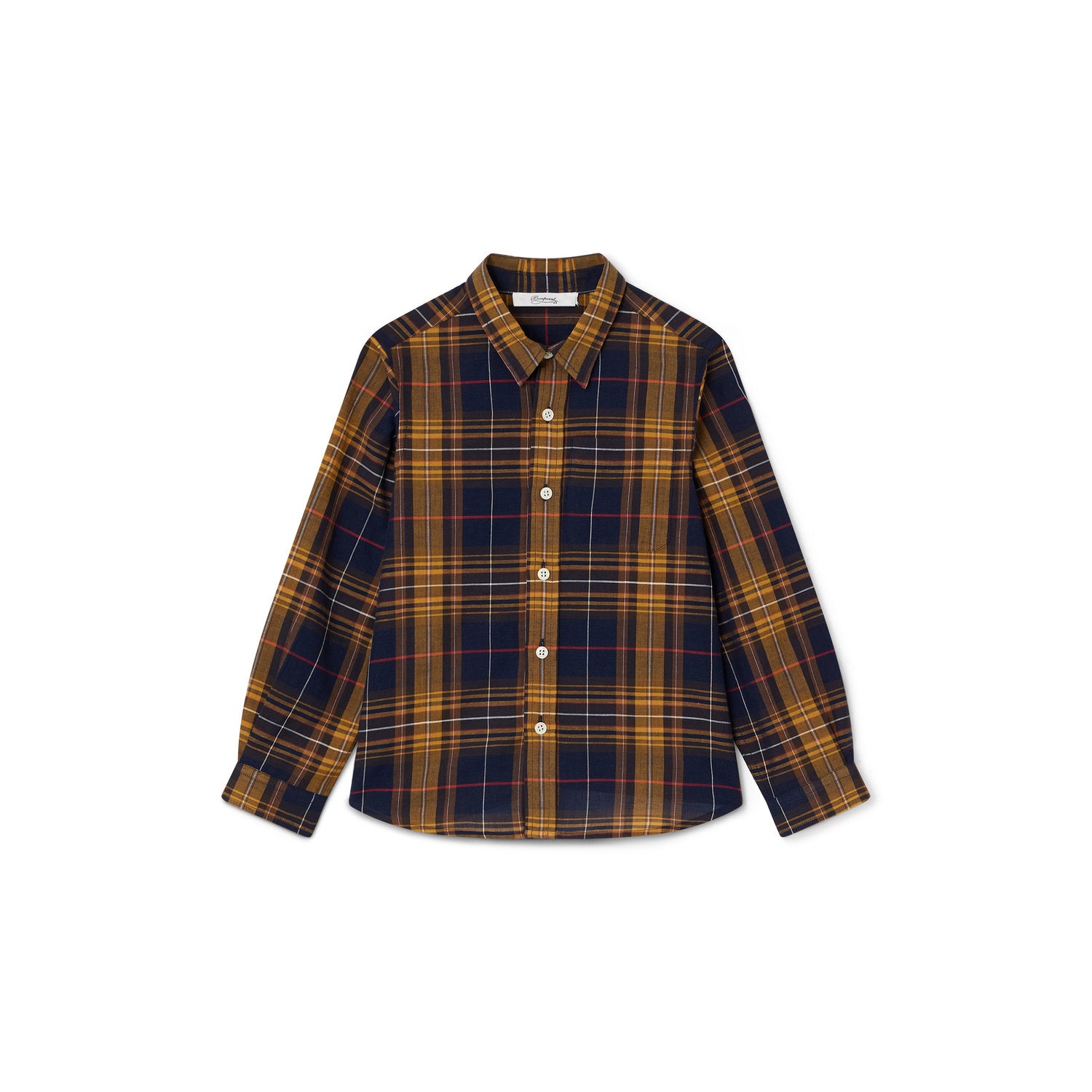 Chemise à carreaux écossais - Bonpoint vintage