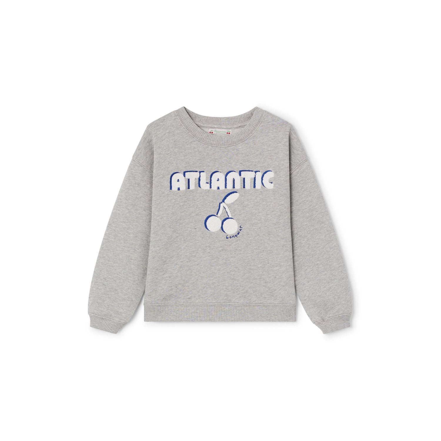 Sweat en molleton cerise - Bonpoint vintage