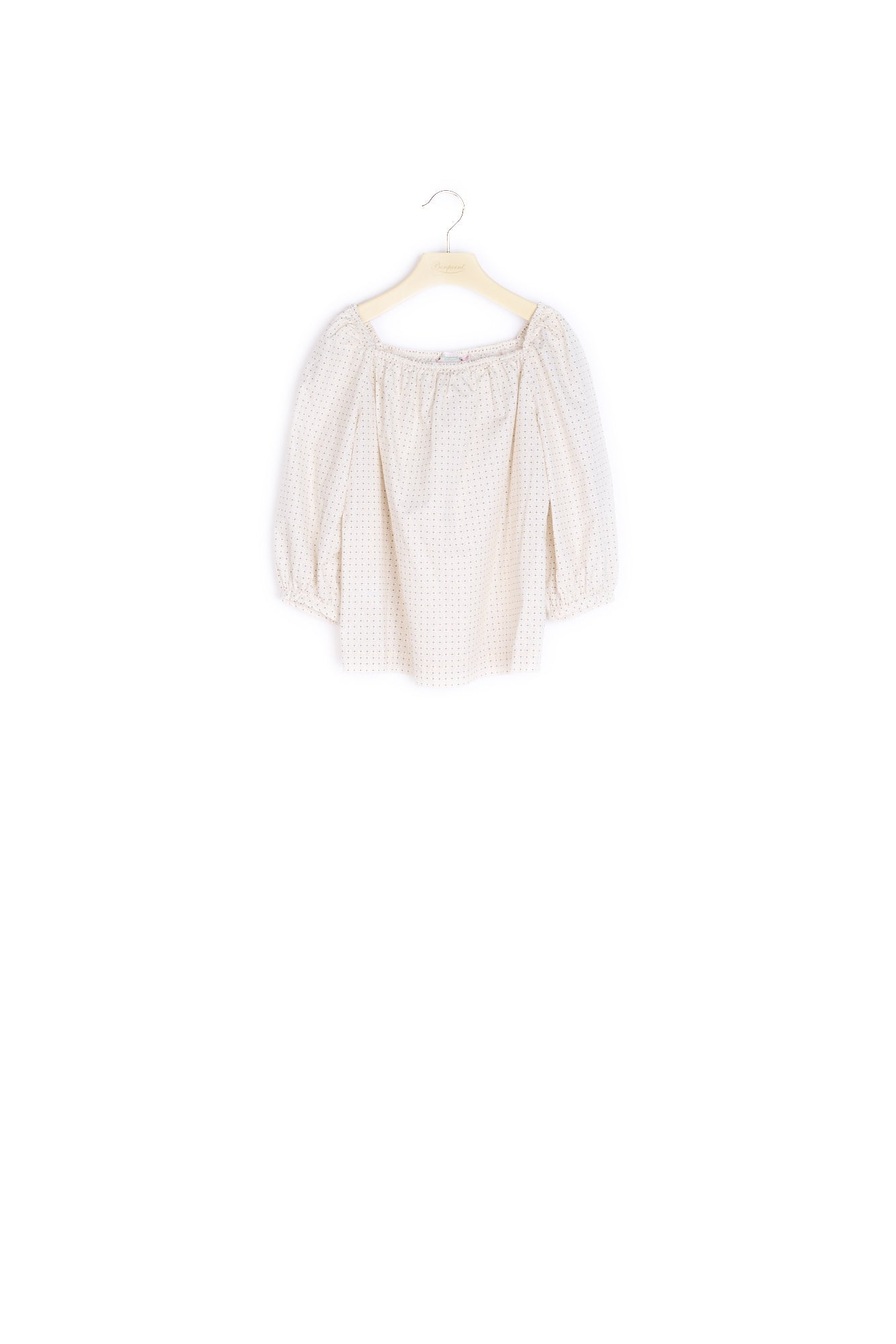 Blouse en voile de coton imprimé - Bonpoint vintage