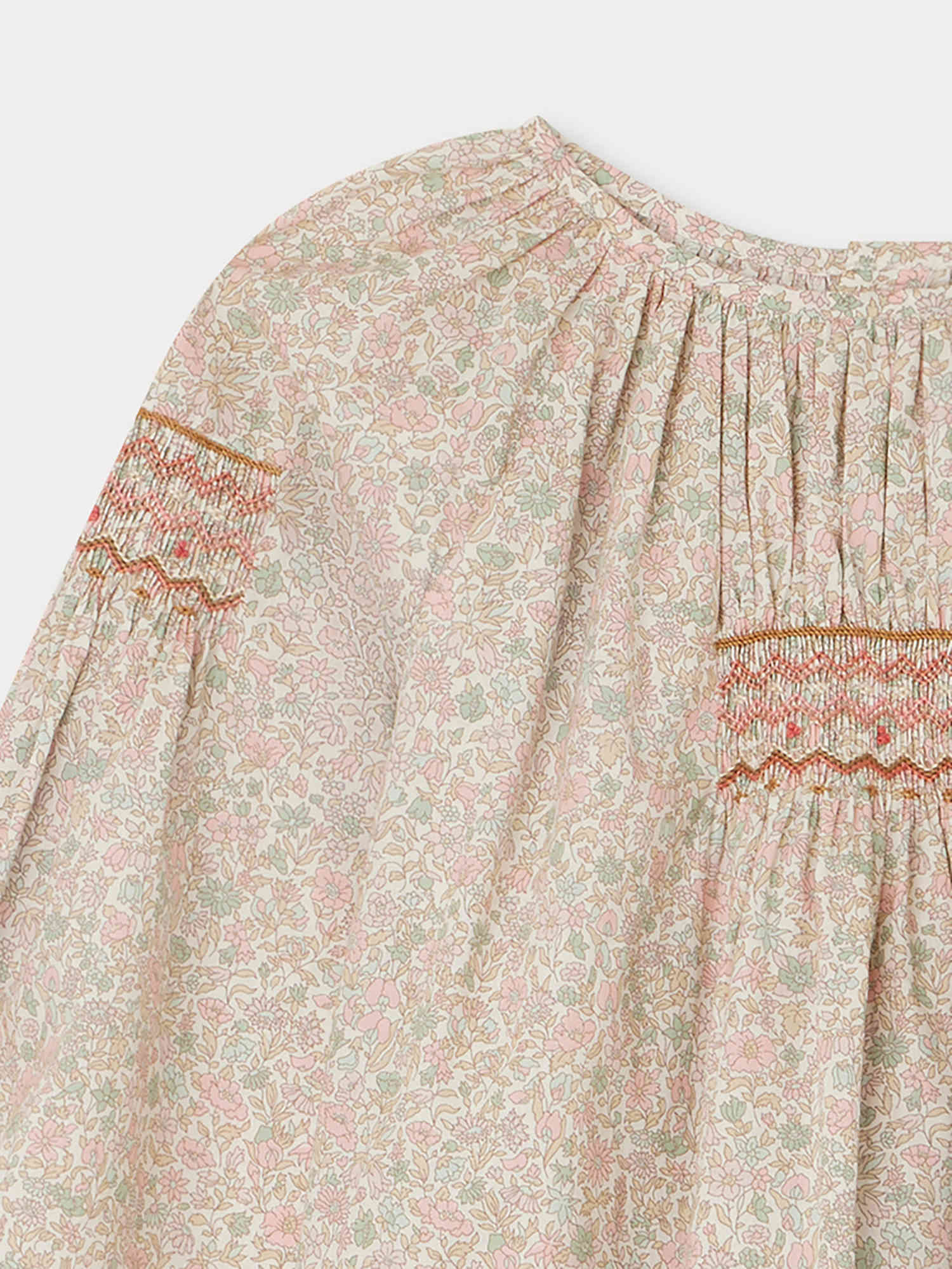 Blouse smockée Poldie - Bonpoint vintage