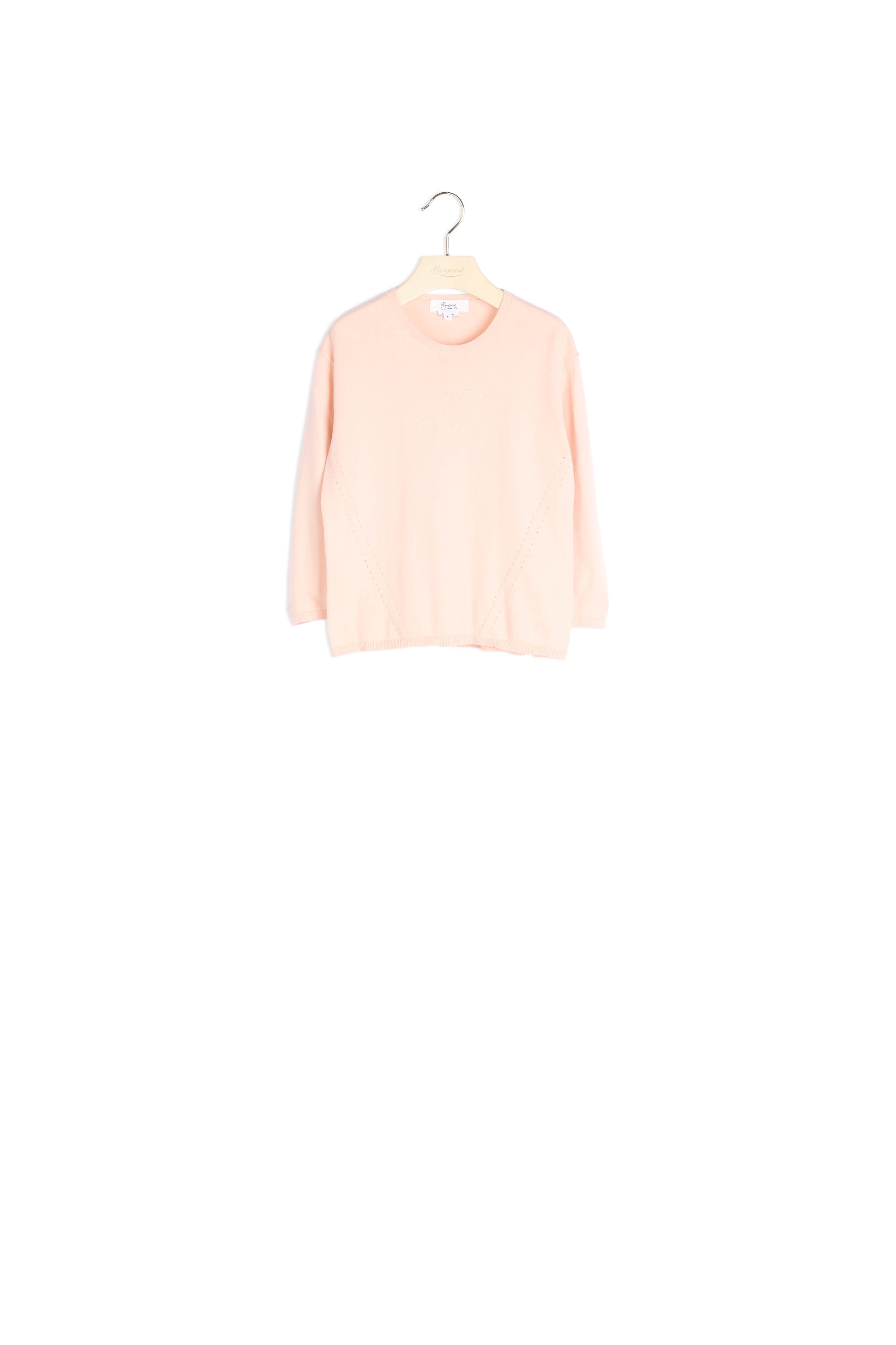 Pull à manches longues brodé - Bonpoint vintage