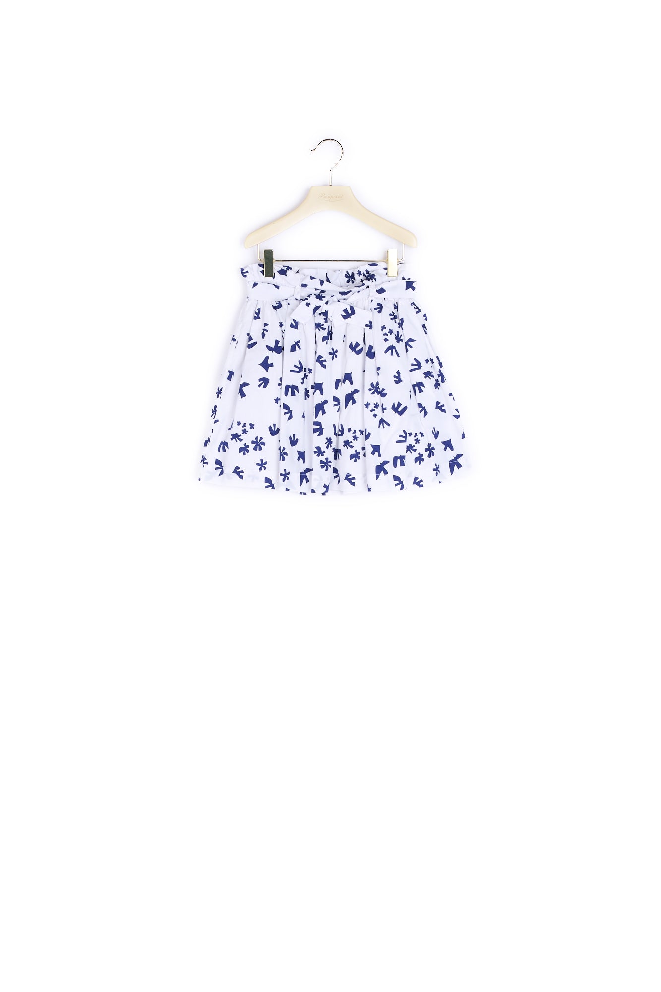 Jupe en popeline de coton imprimée - Bonpoint vintage