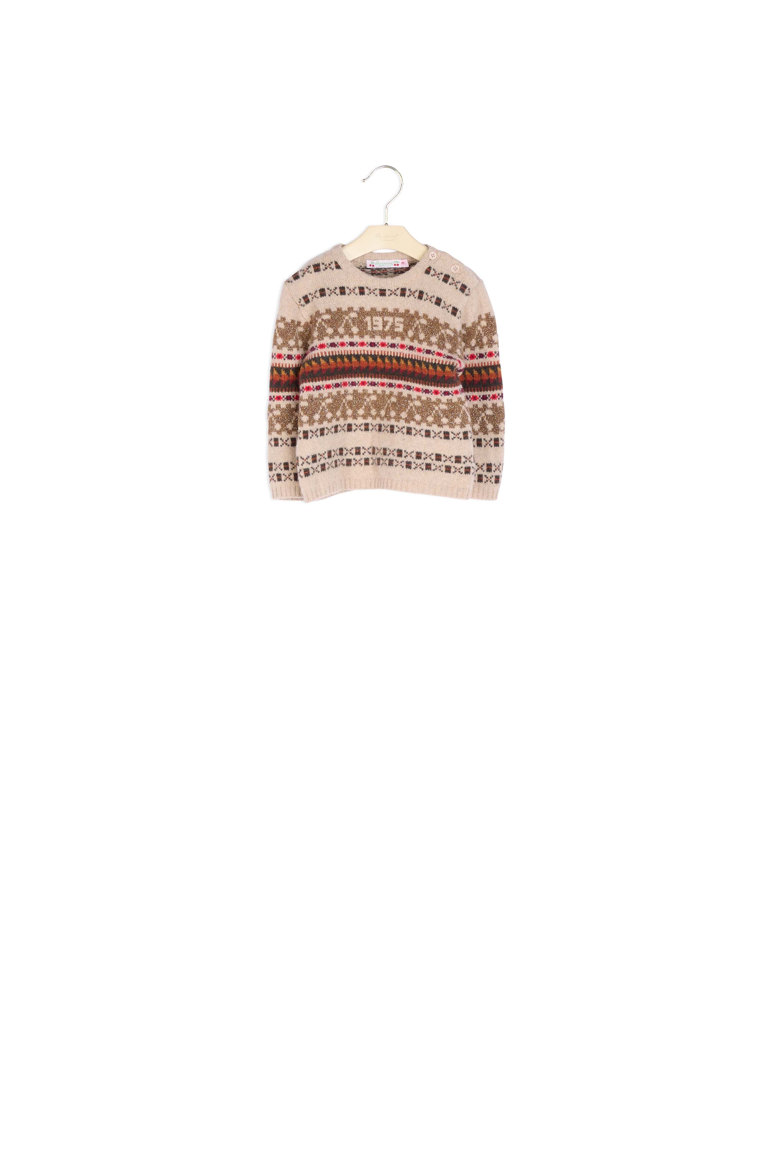 Pull jacquard - Bonpoint vintage