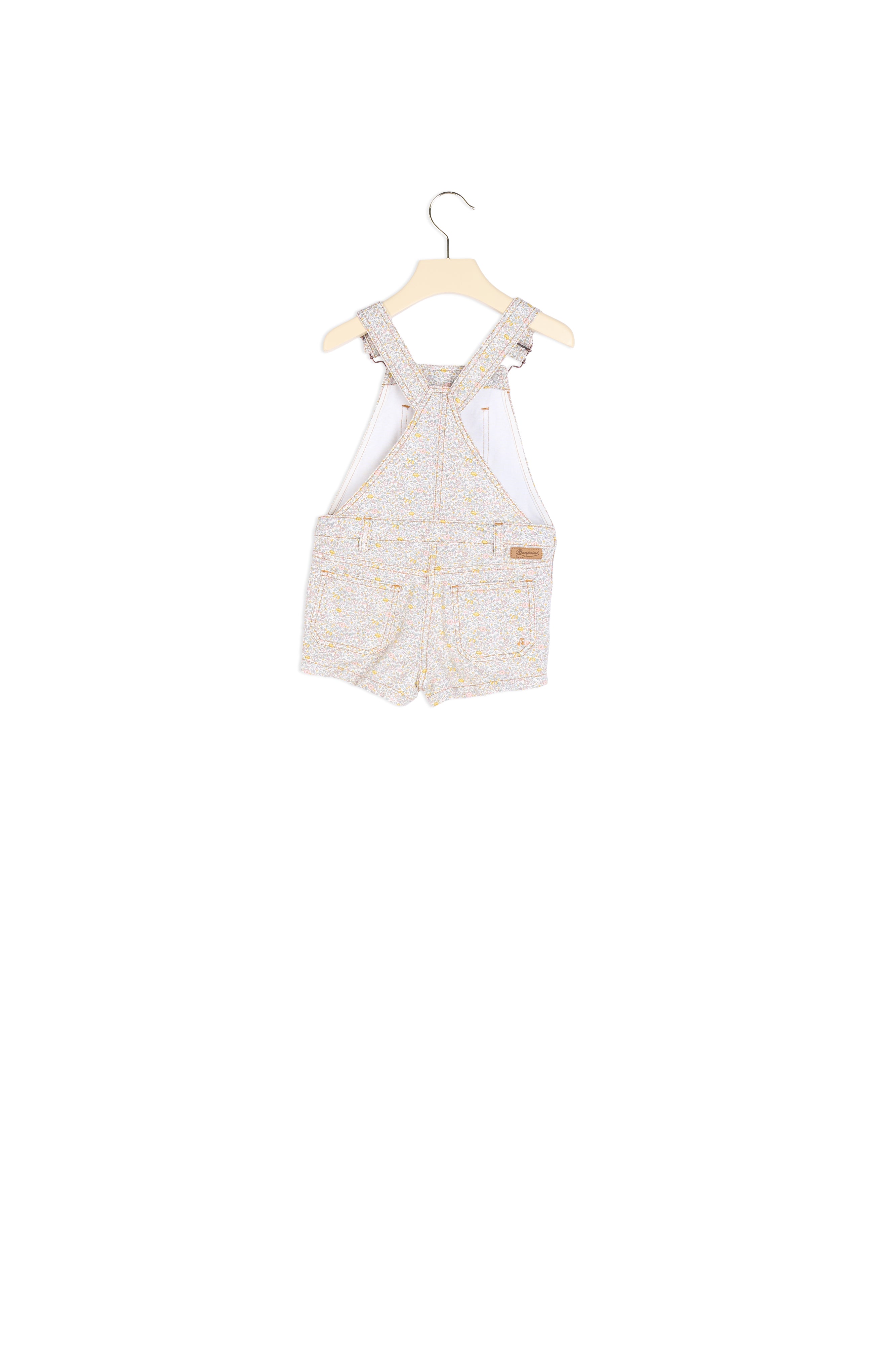 Salopette en coton Liberty - Bonpoint vintage