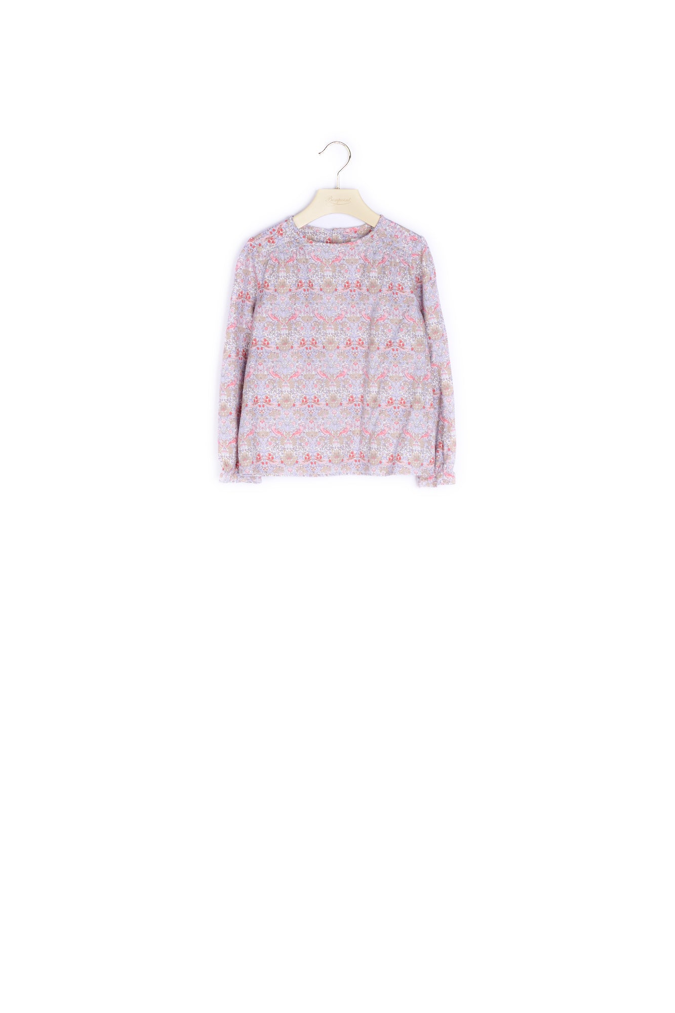 Blouse tissu Liberty et poignets froncés - Bonpoint vintage