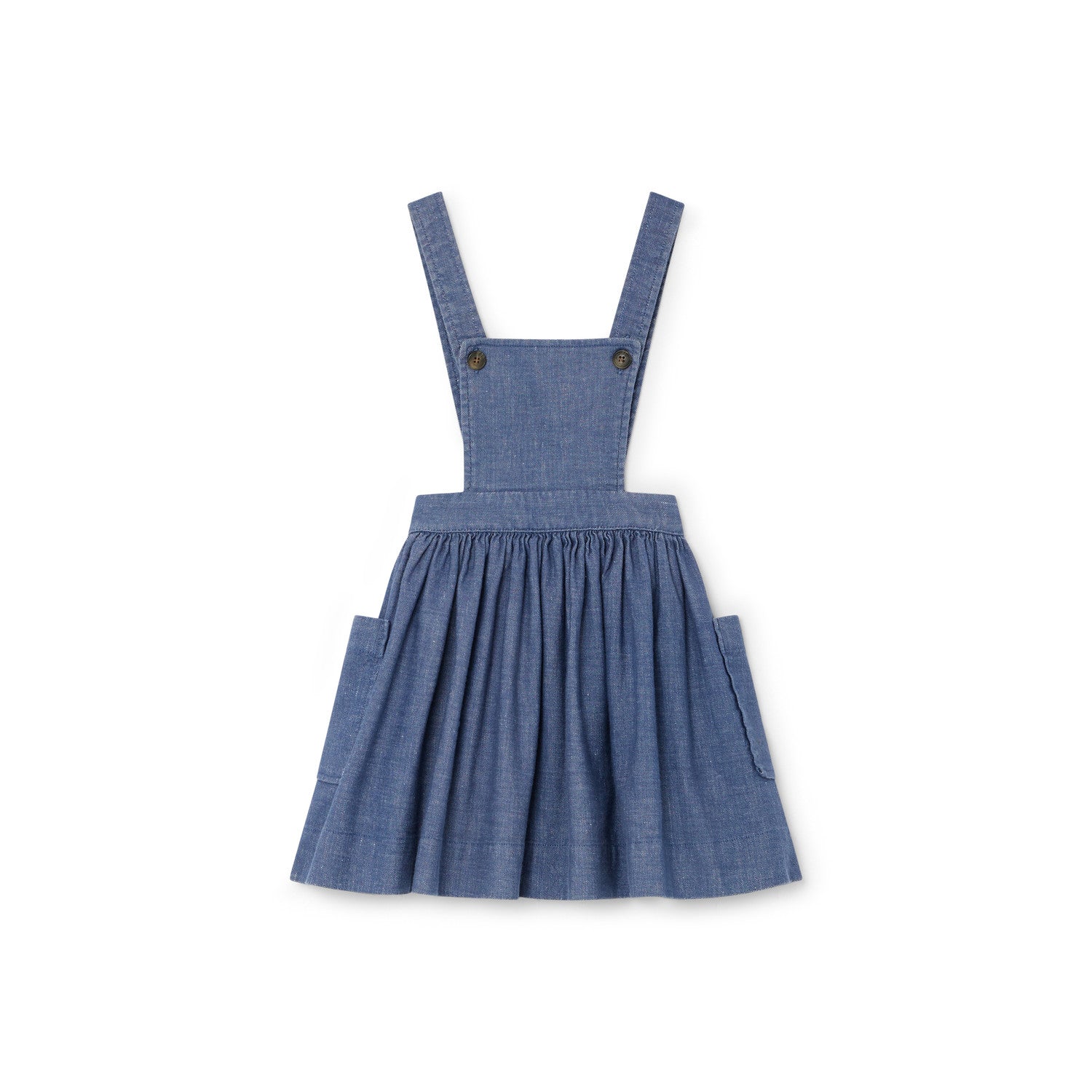 Robe tablier en twill - Bonpoint vintage