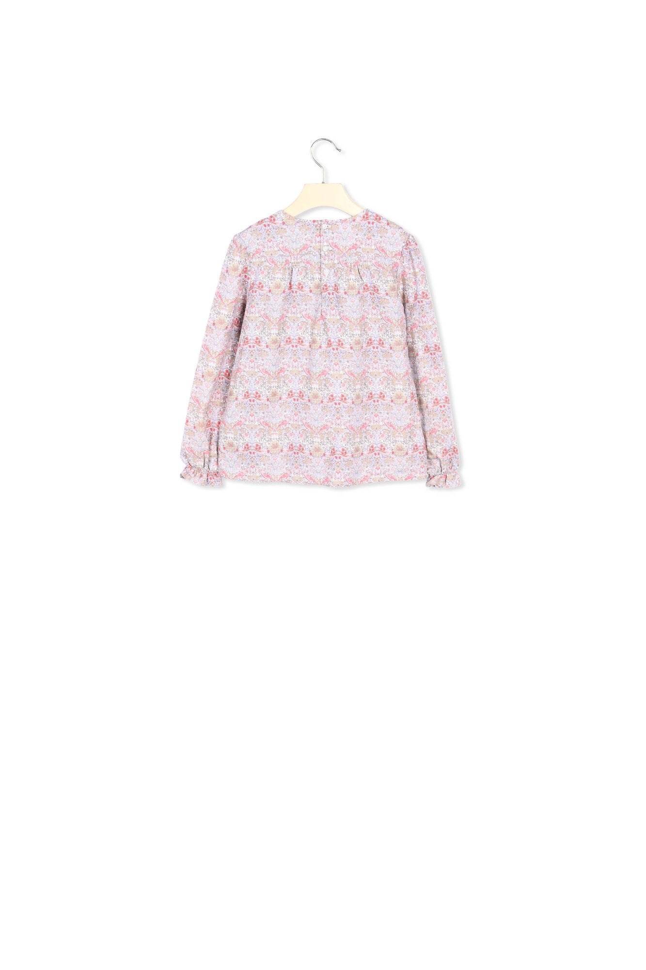 Blouse tissu Liberty et poignets froncés - Bonpoint vintage