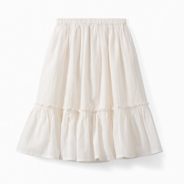 Jupon en coton et dentelle - Bonpoint vintage