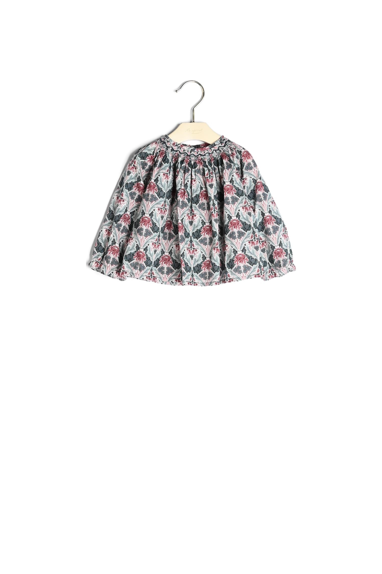 Blouse smockée Griotte - Bonpoint vintage