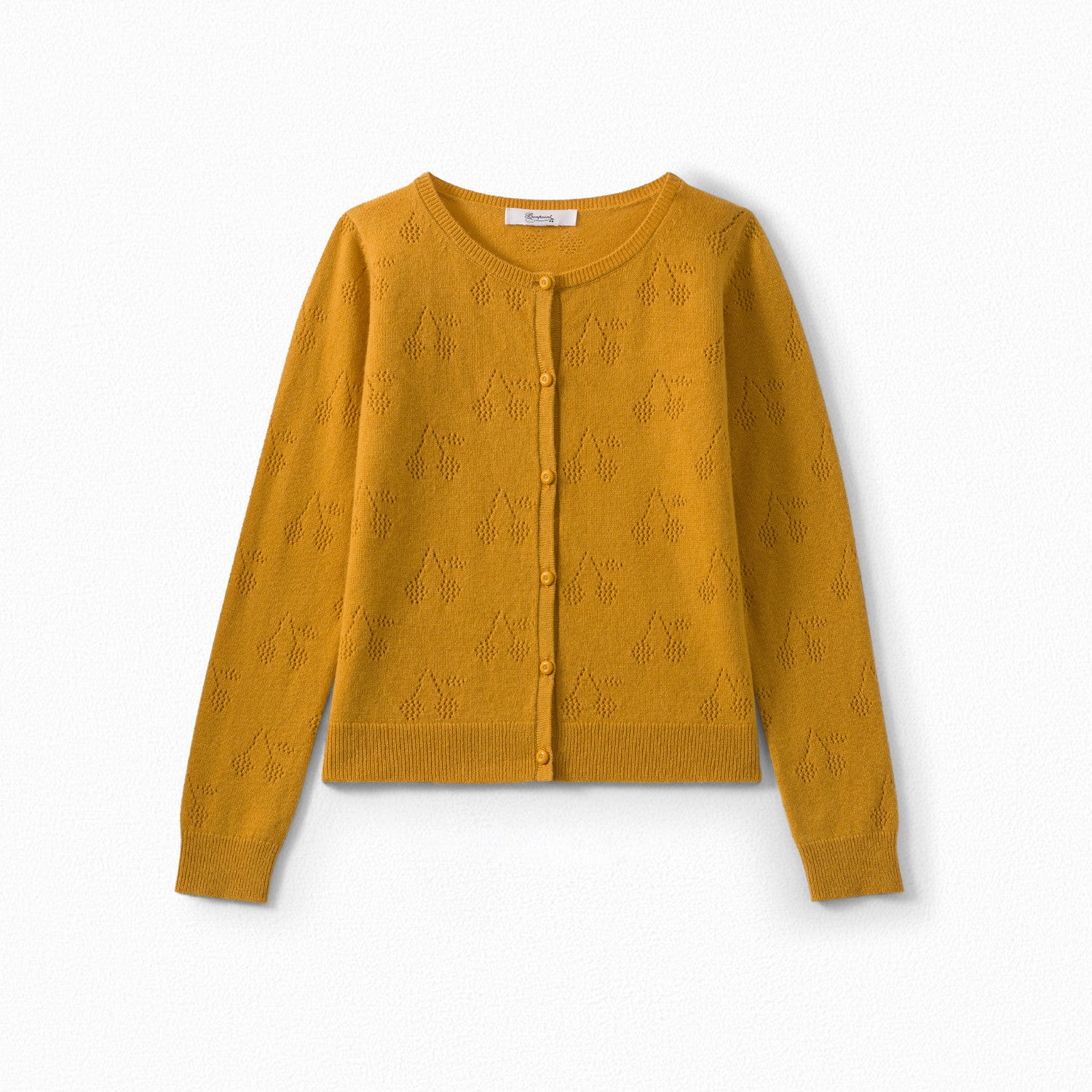 Cardigan en cachemire ajouré - Bonpoint vintage