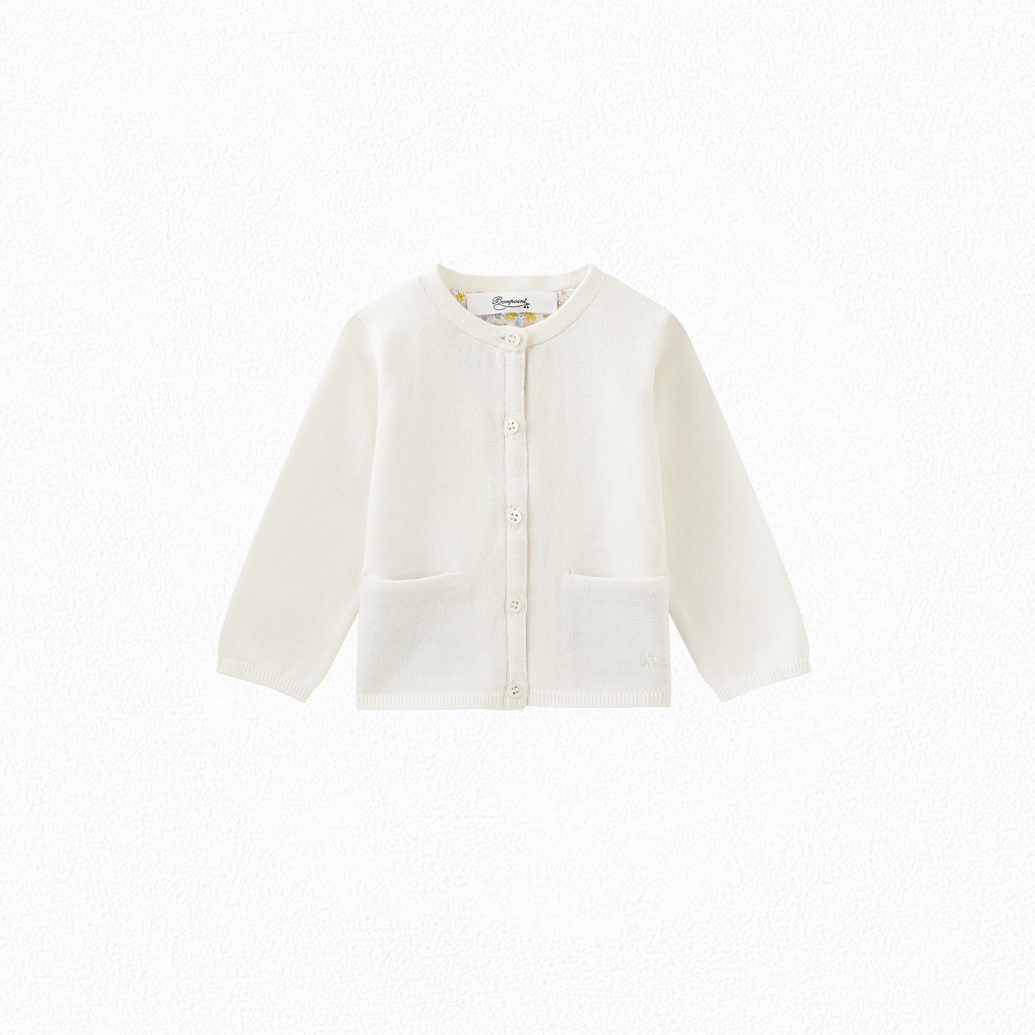 Cardigan doublé en tissu Liberty - Bonpoint vintage