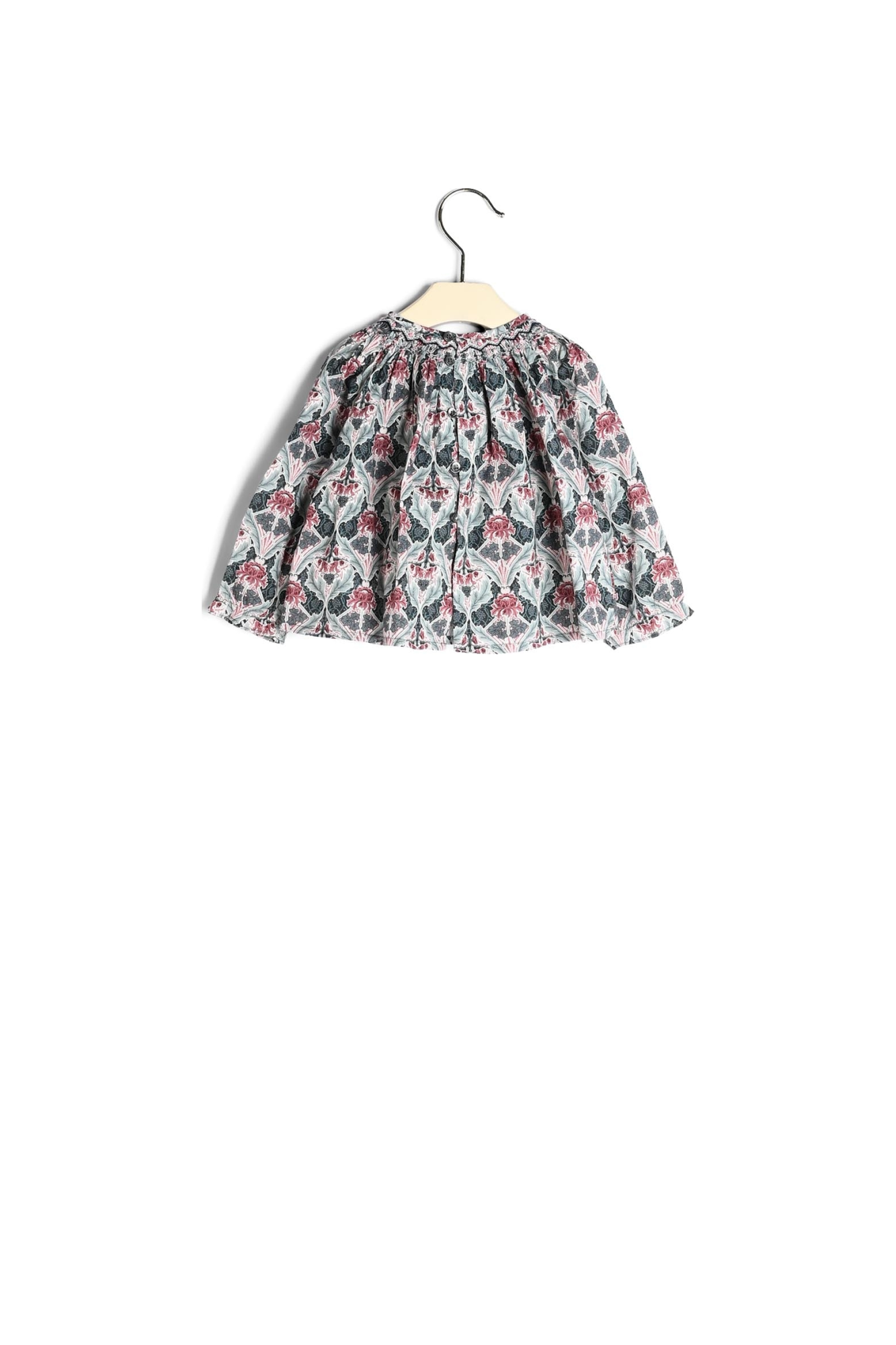 Blouse smockée Griotte - Bonpoint vintage