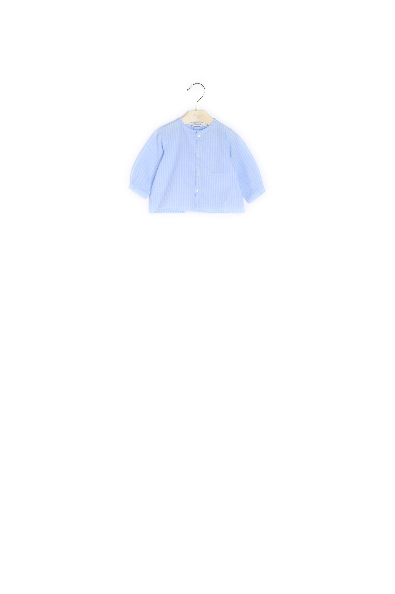 Chemise en popeline rayée - Bonpoint vintage