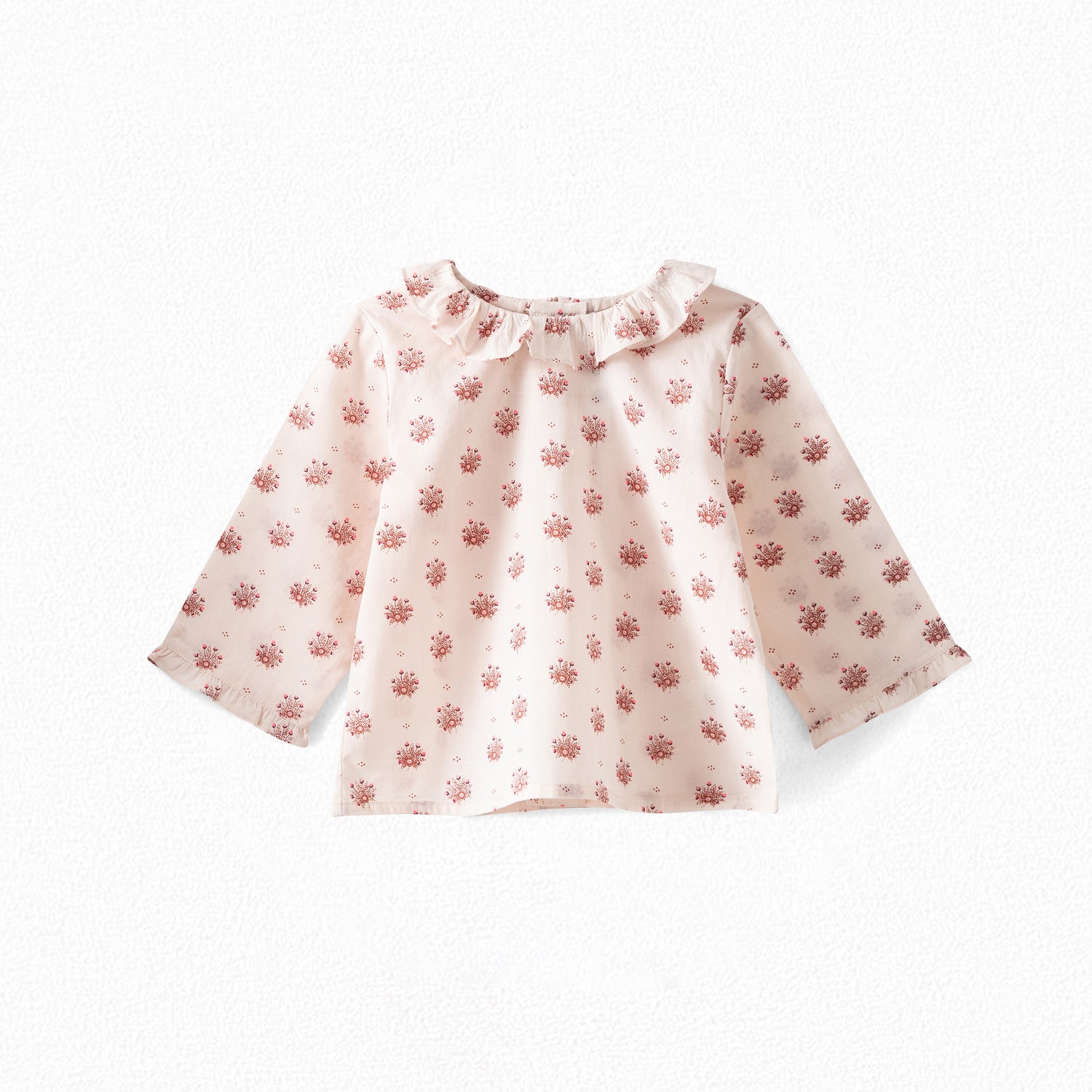 Blouse imprimée en voile de coton - Bonpoint vintage