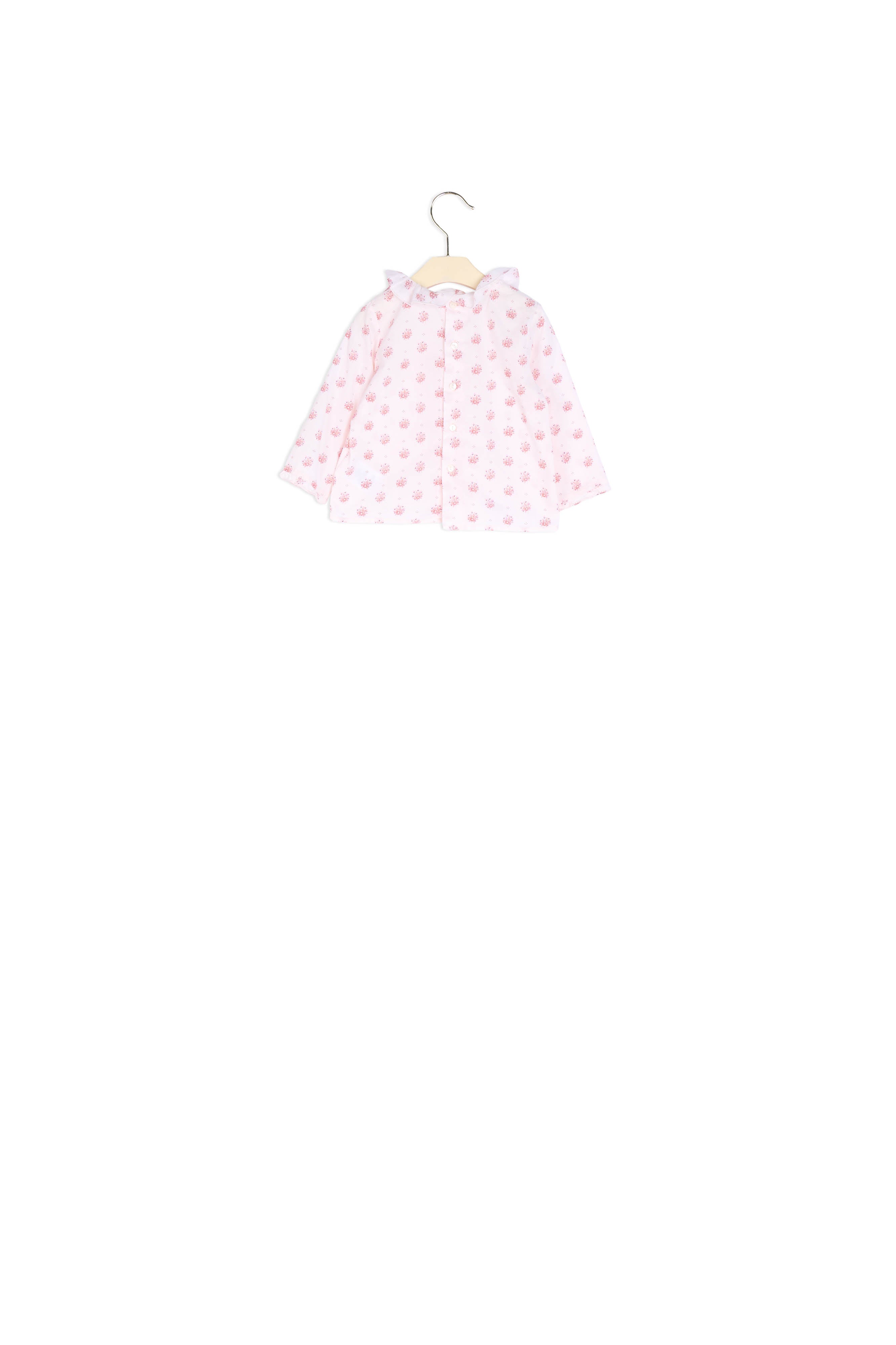 Blouse imprimée en voile de coton - Bonpoint vintage