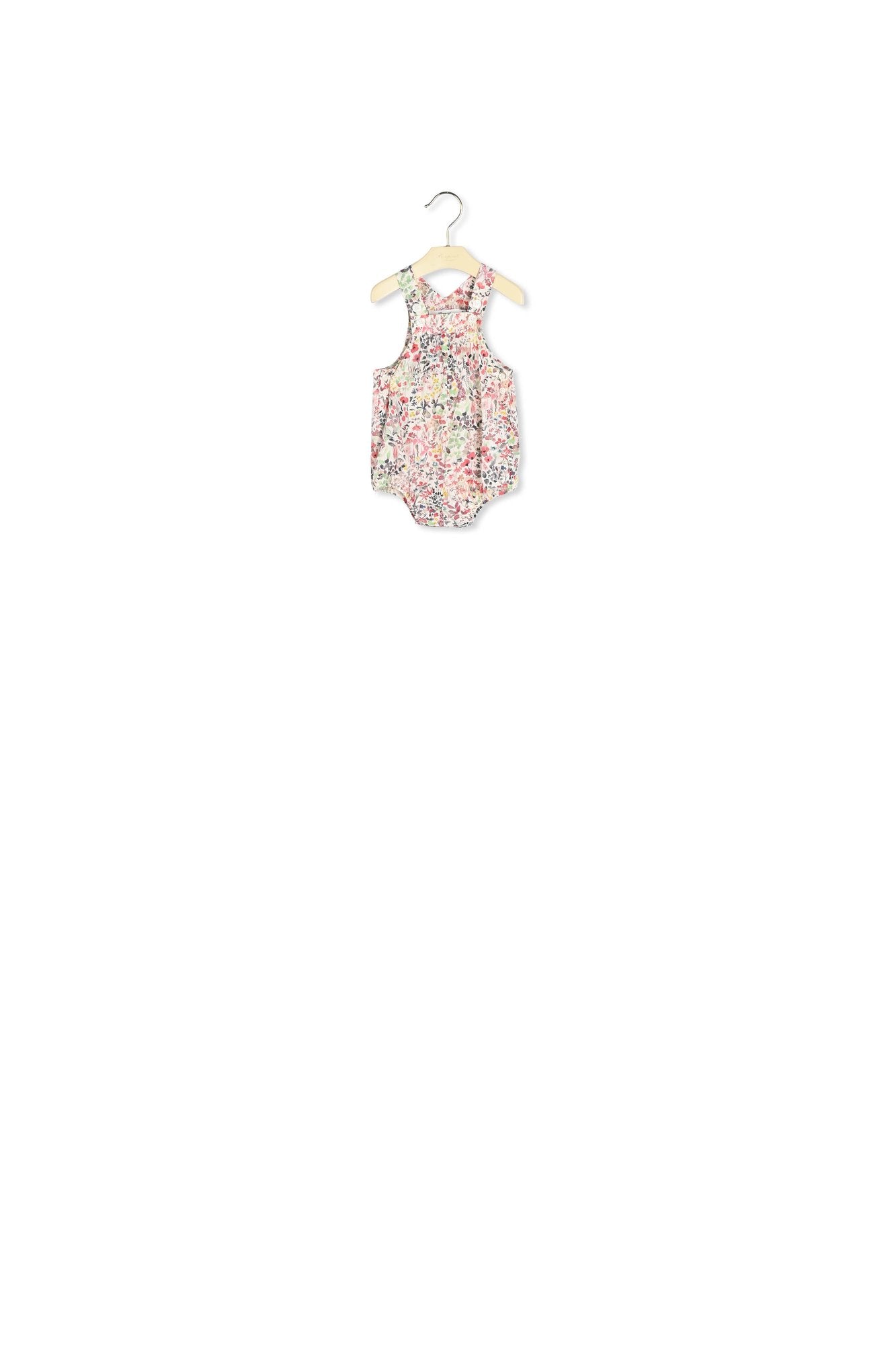 Salopette en coton Liberty - Bonpoint vintage