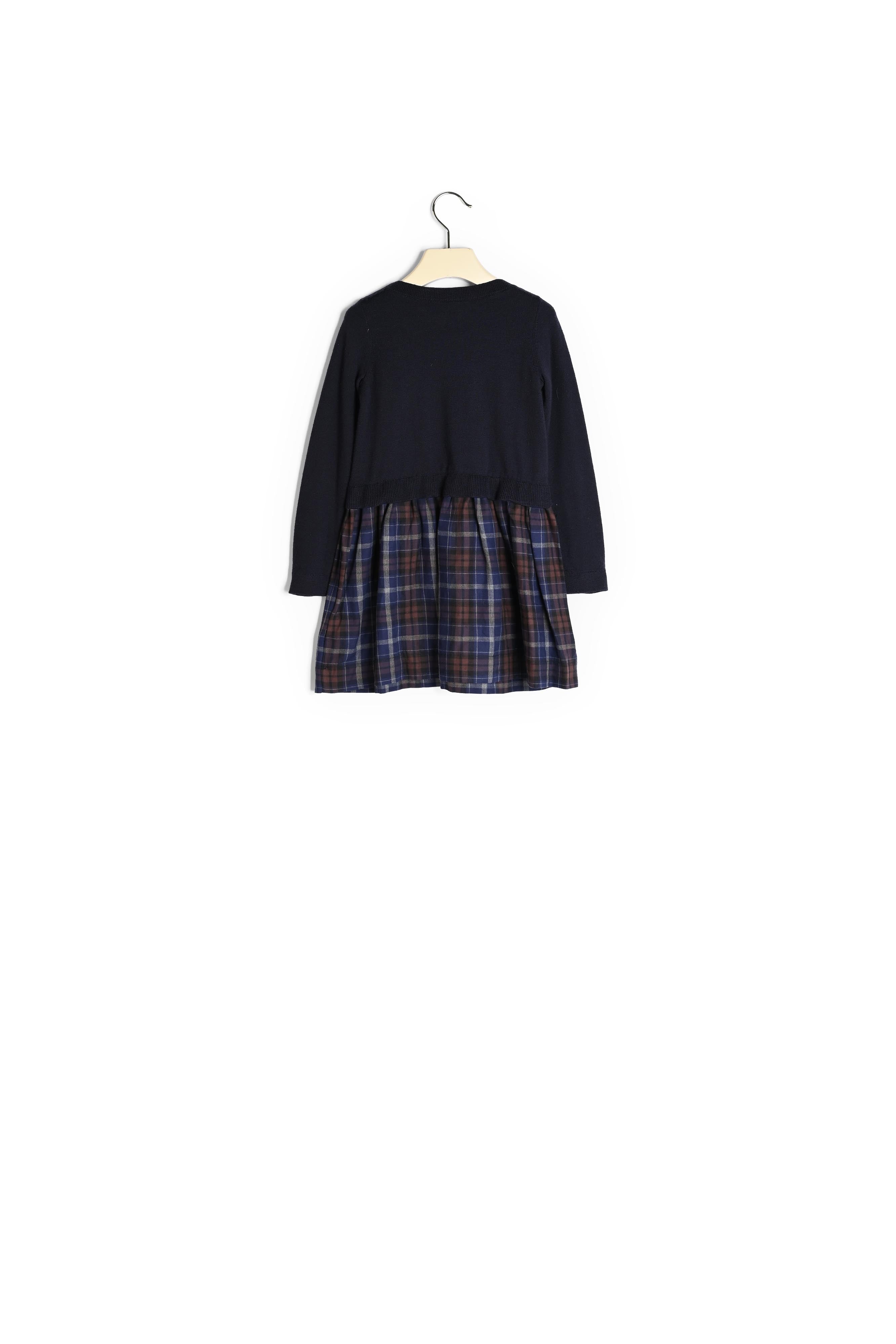 Robe en laine bimatière - Bonpoint vintage