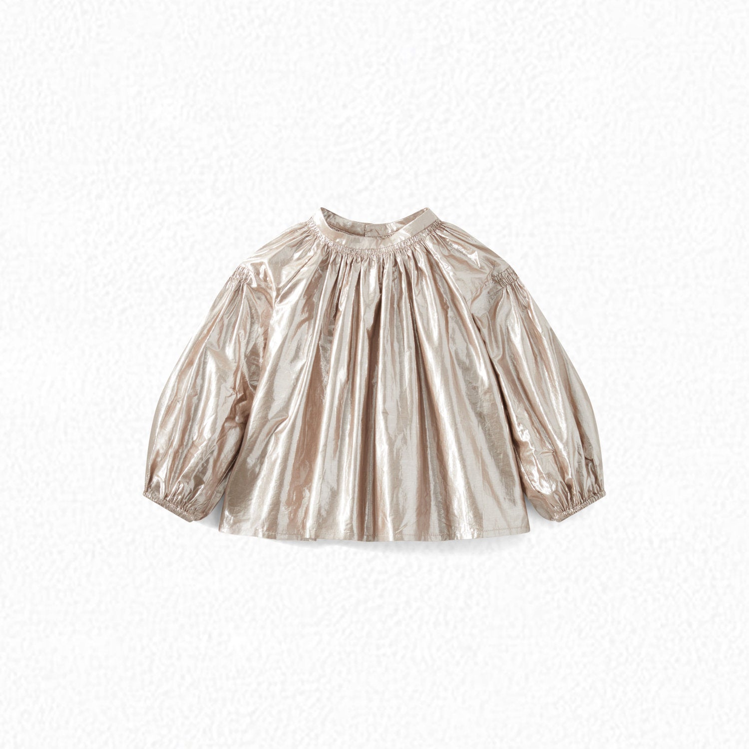 Blouse en taffetas métallisé - Bonpoint vintage