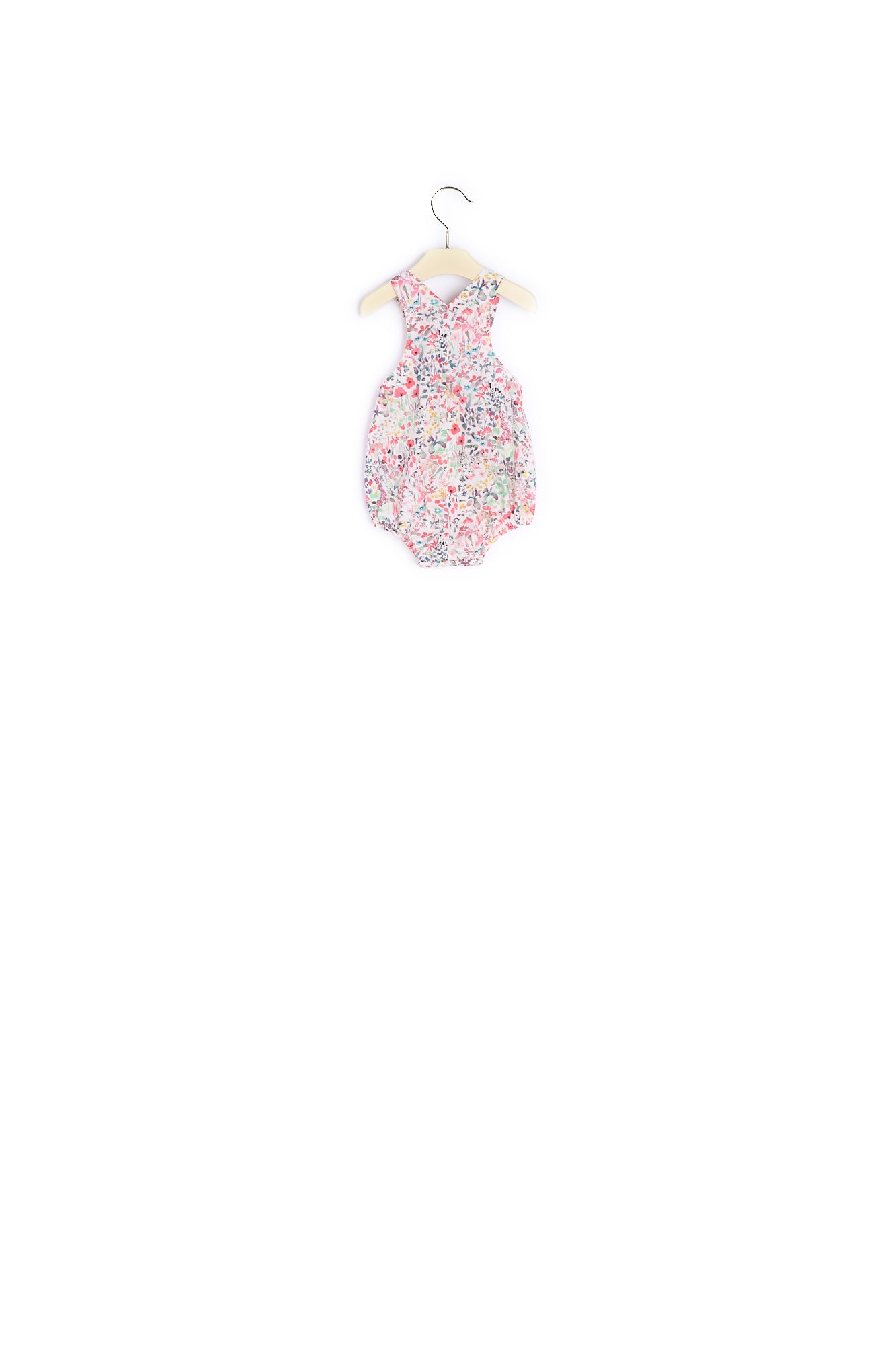 Salopette en coton Liberty - Bonpoint vintage