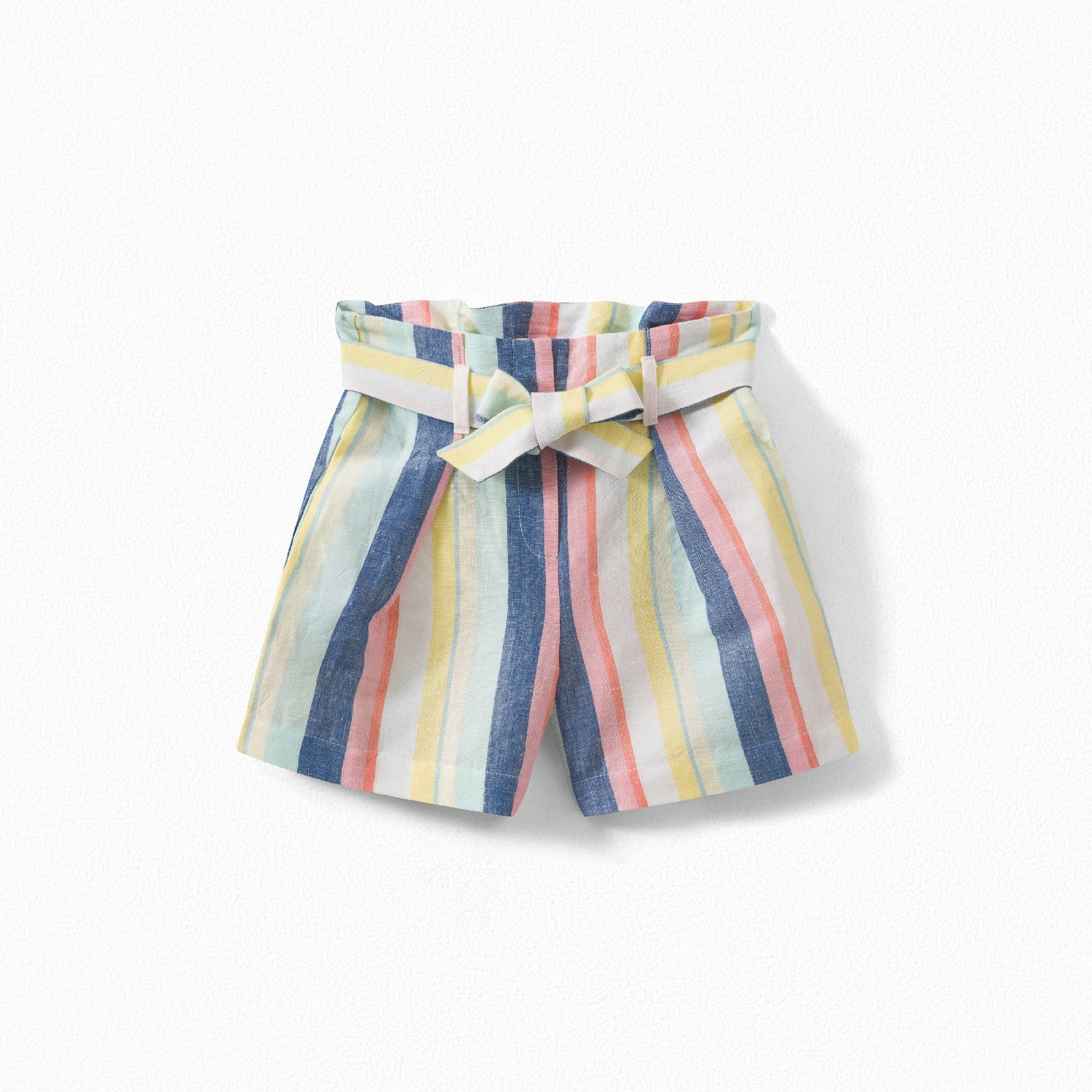 Short imprimé de cerises  rayures - Bonpoint vintage