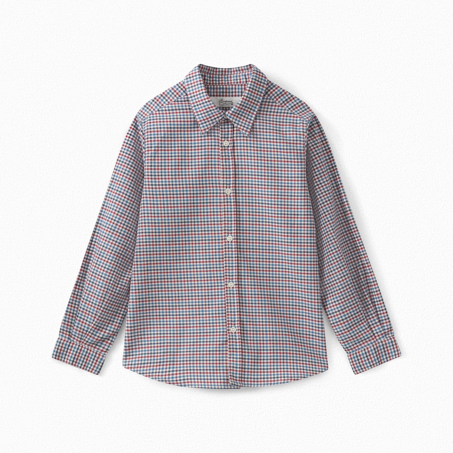 Chemise en twill carreaux - Bonpoint vintage