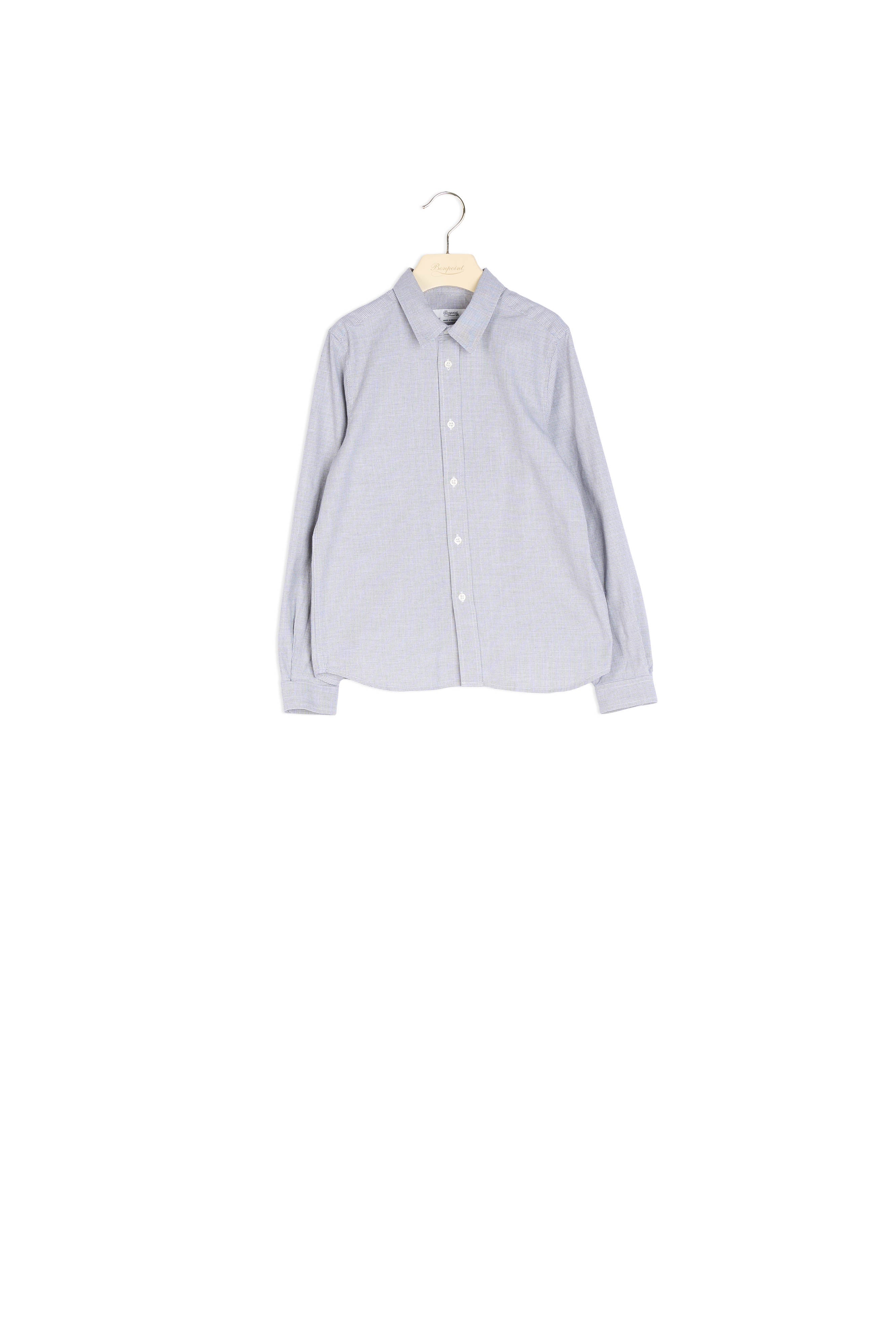 Chemise en twill à carreaux - Bonpoint vintage