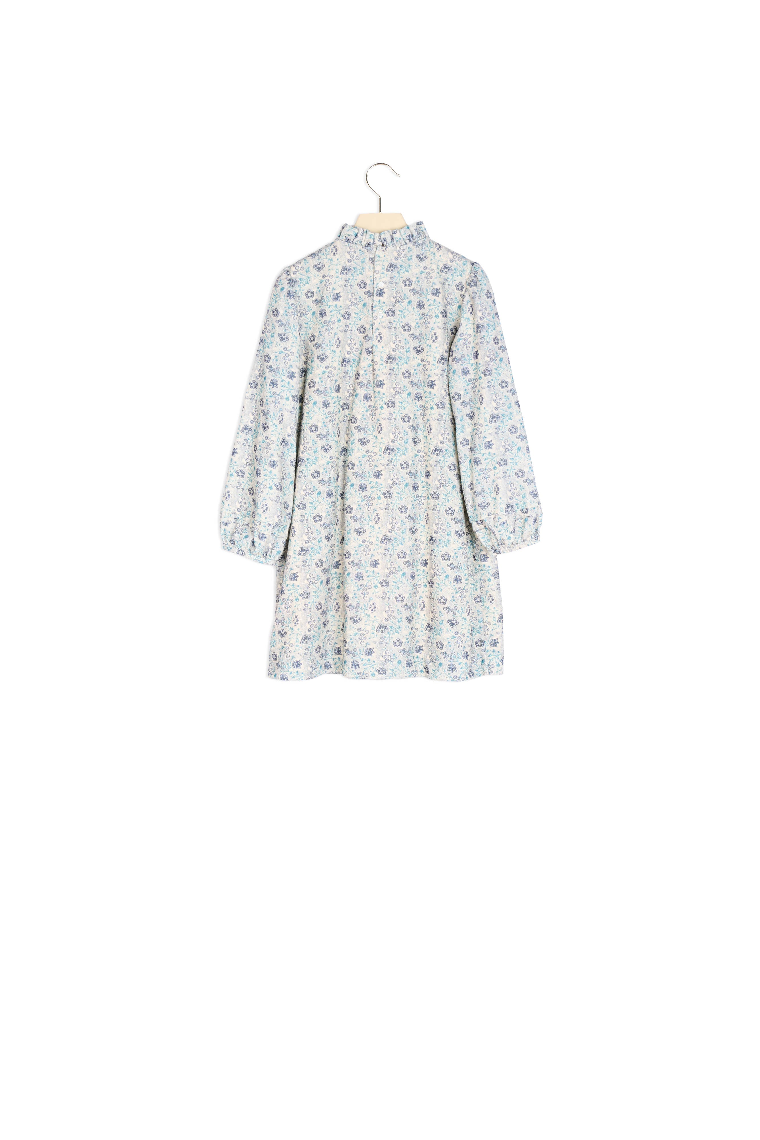 Robe en velours milleraies imprimé - Bonpoint vintage