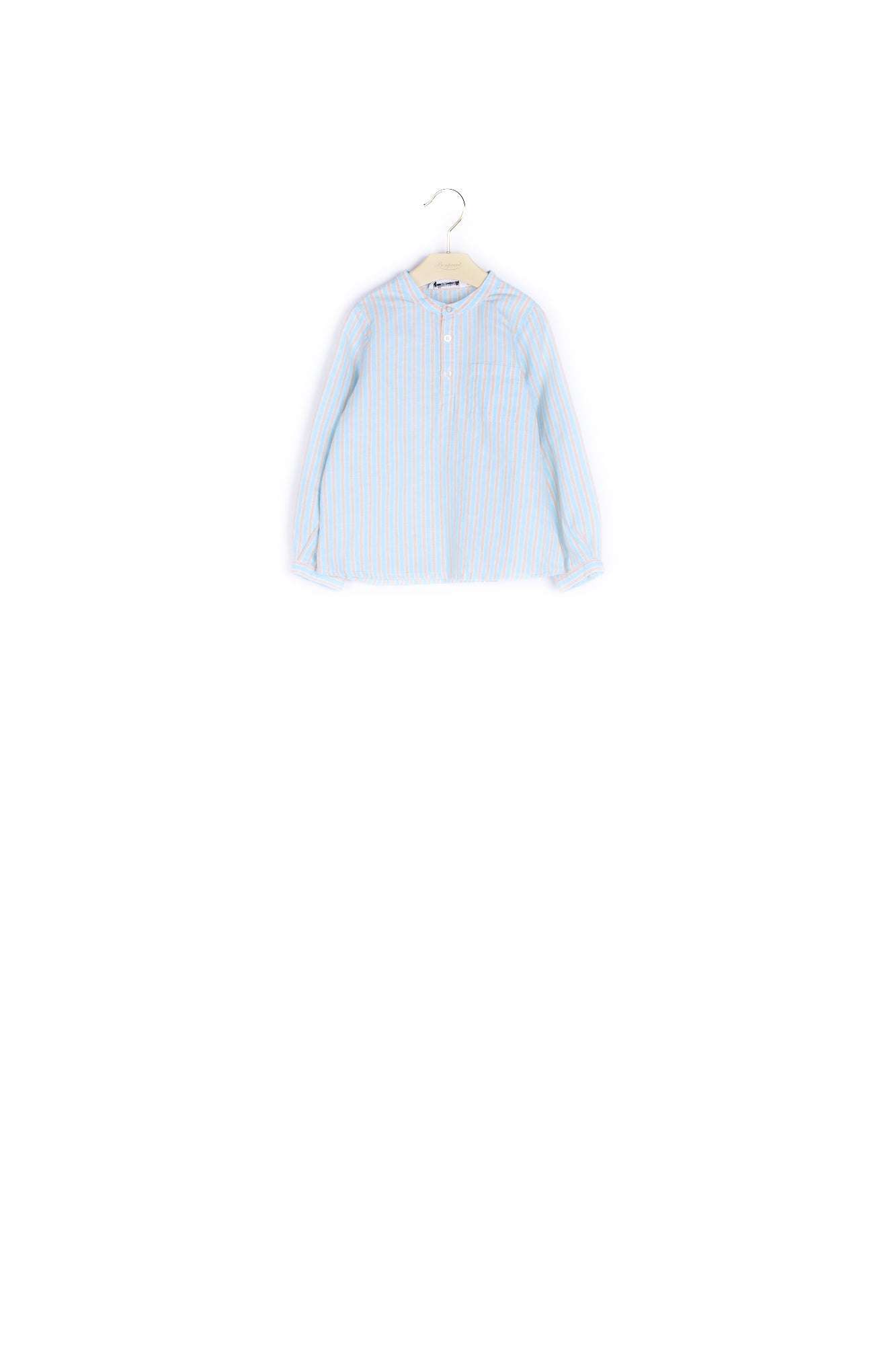 Chemise à col mao - Bonpoint vintage