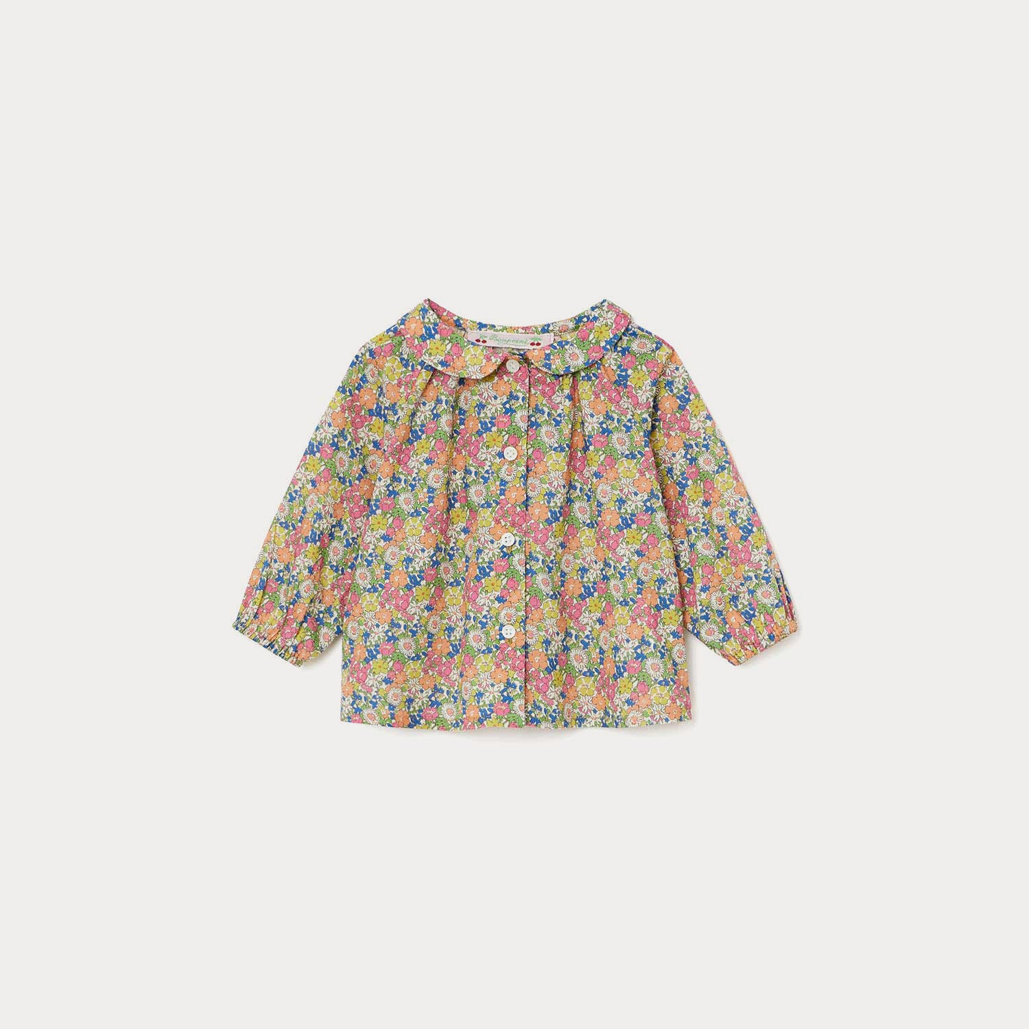 Blouse en tissu liberty exclusif - Bonpoint vintage