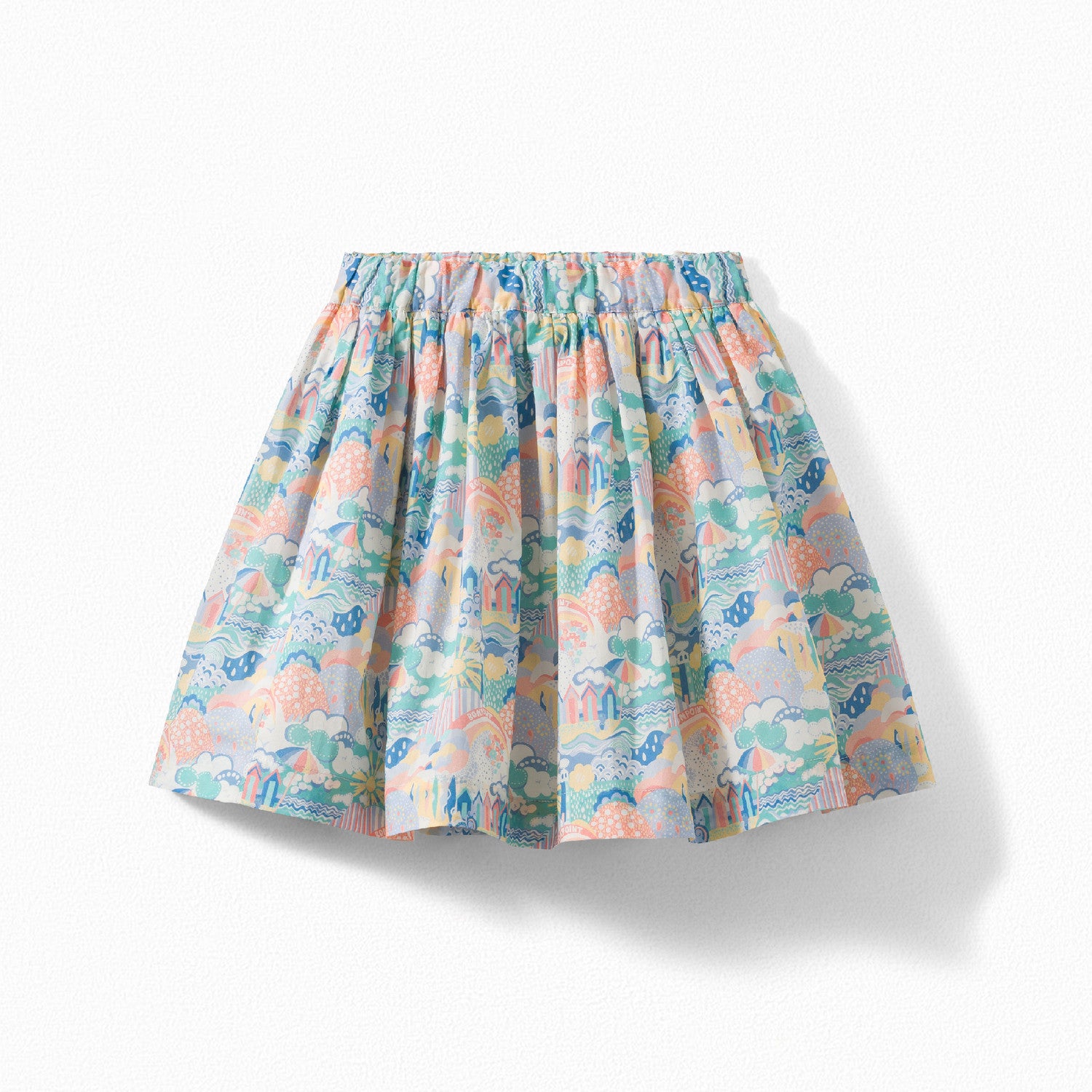 Jupe froncée en tissu Liberty - Bonpoint vintage