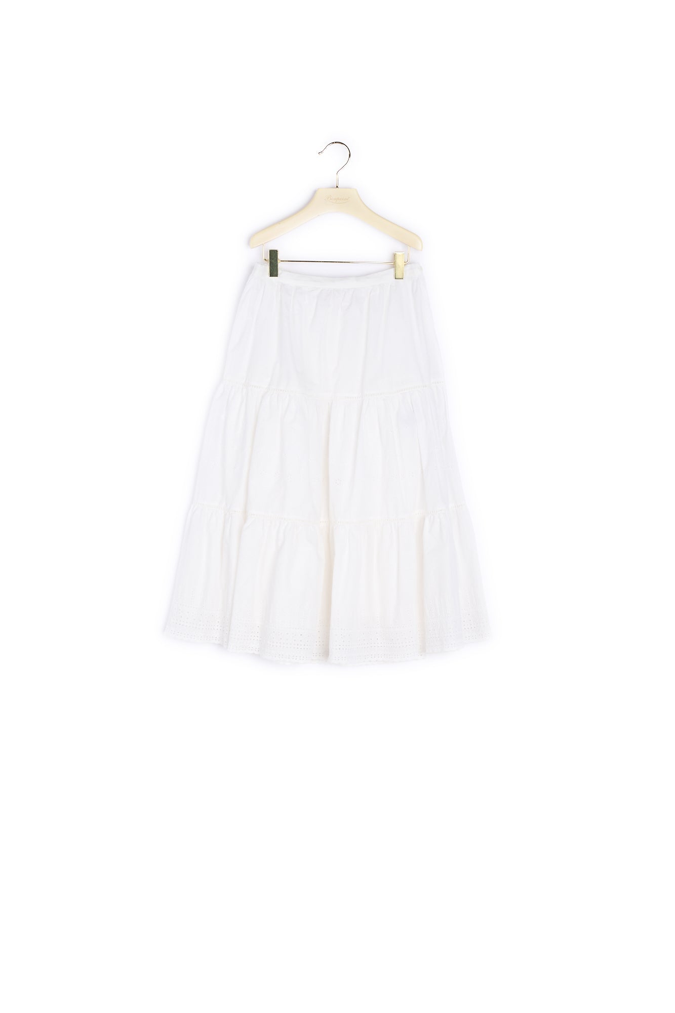 Jupe en coton brodé - Bonpoint vintage