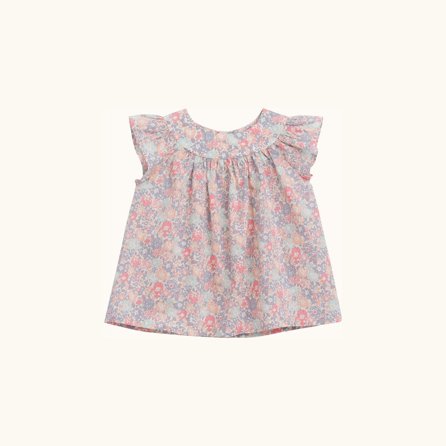 Blouse Lala motif Liberty - Bonpoint vintage