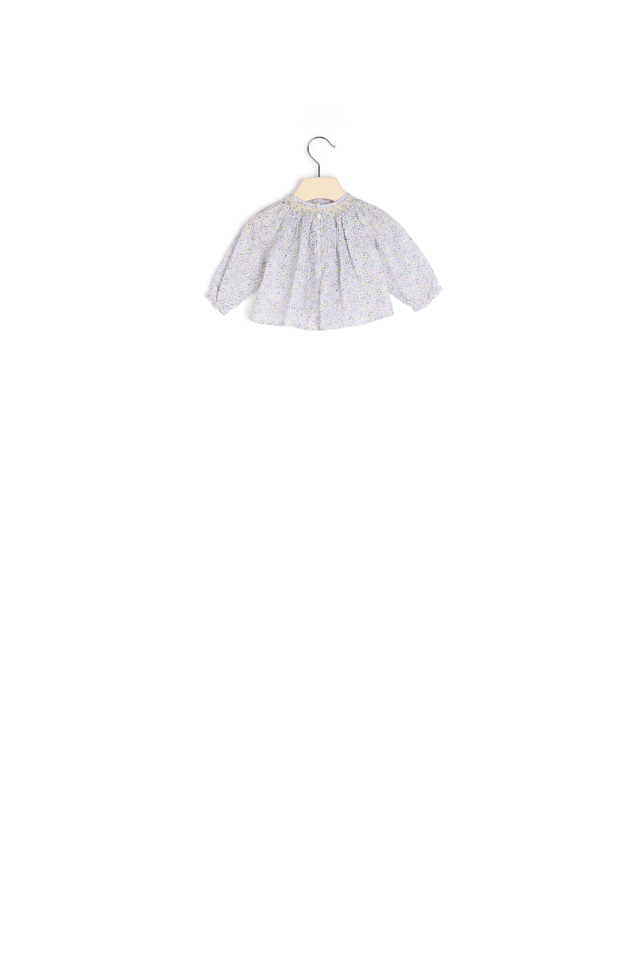 Blouse smockée Griotte - Bonpoint vintage