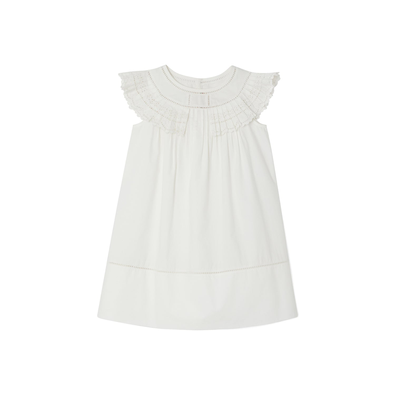 Robe avec dentelle - Bonpoint vintage