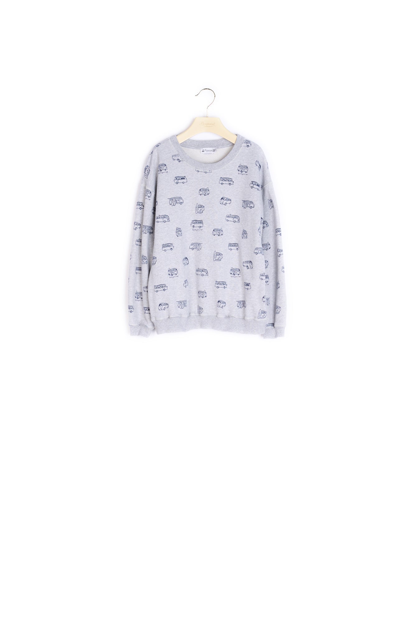 Sweat-shirt en molleton imprimé - Bonpoint vintage