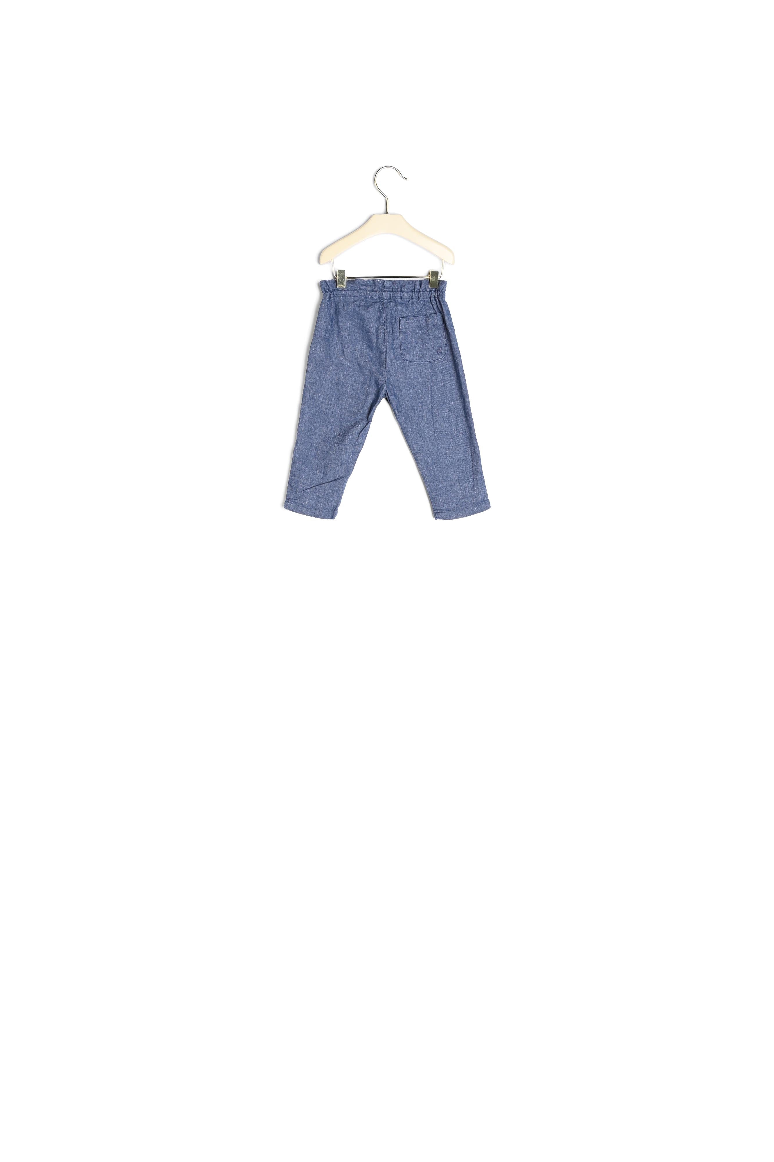 Pantalon en twill lin et coton - Bonpoint vintage