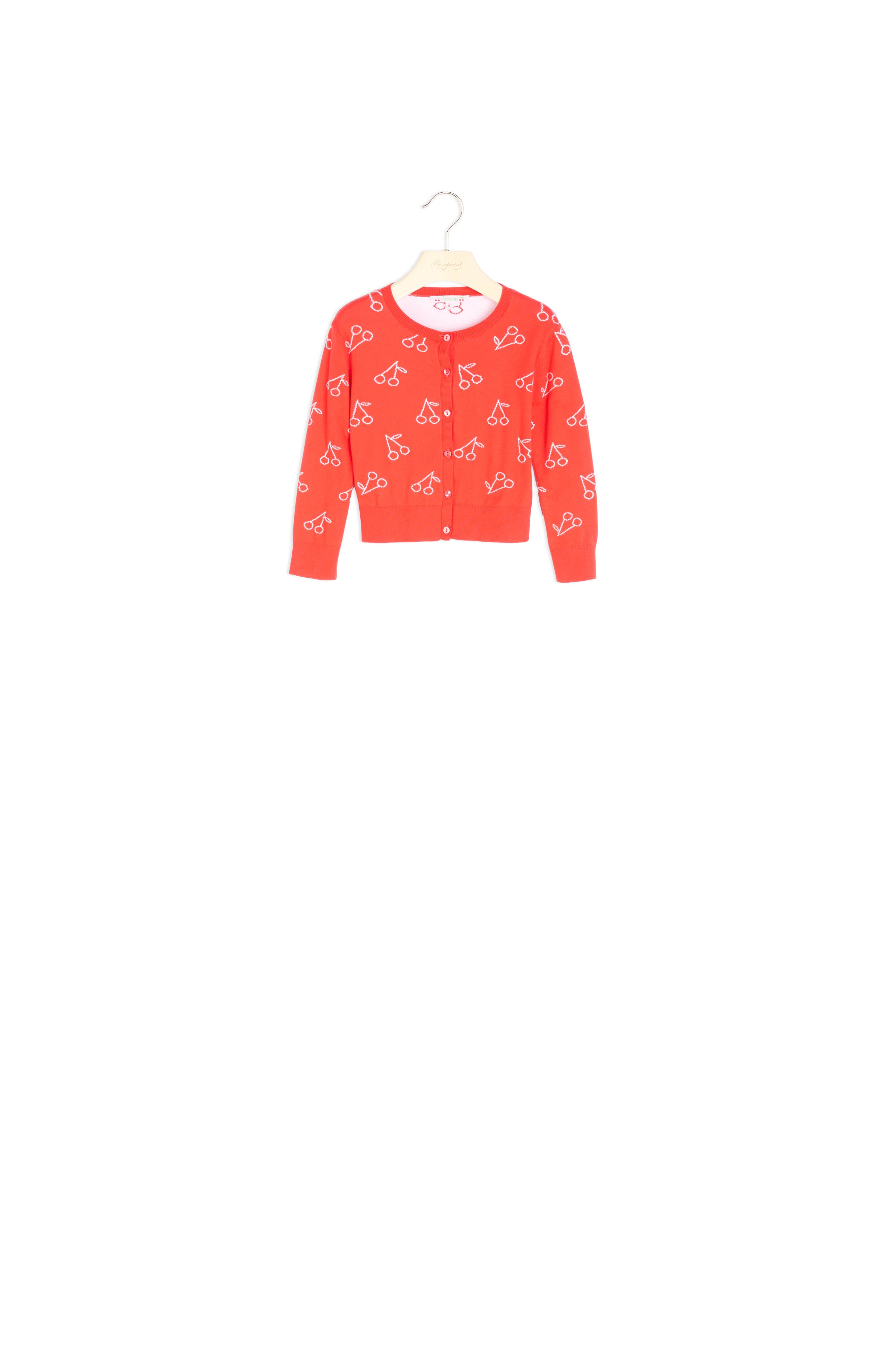 Cardigan Cerises - Bonpoint vintage