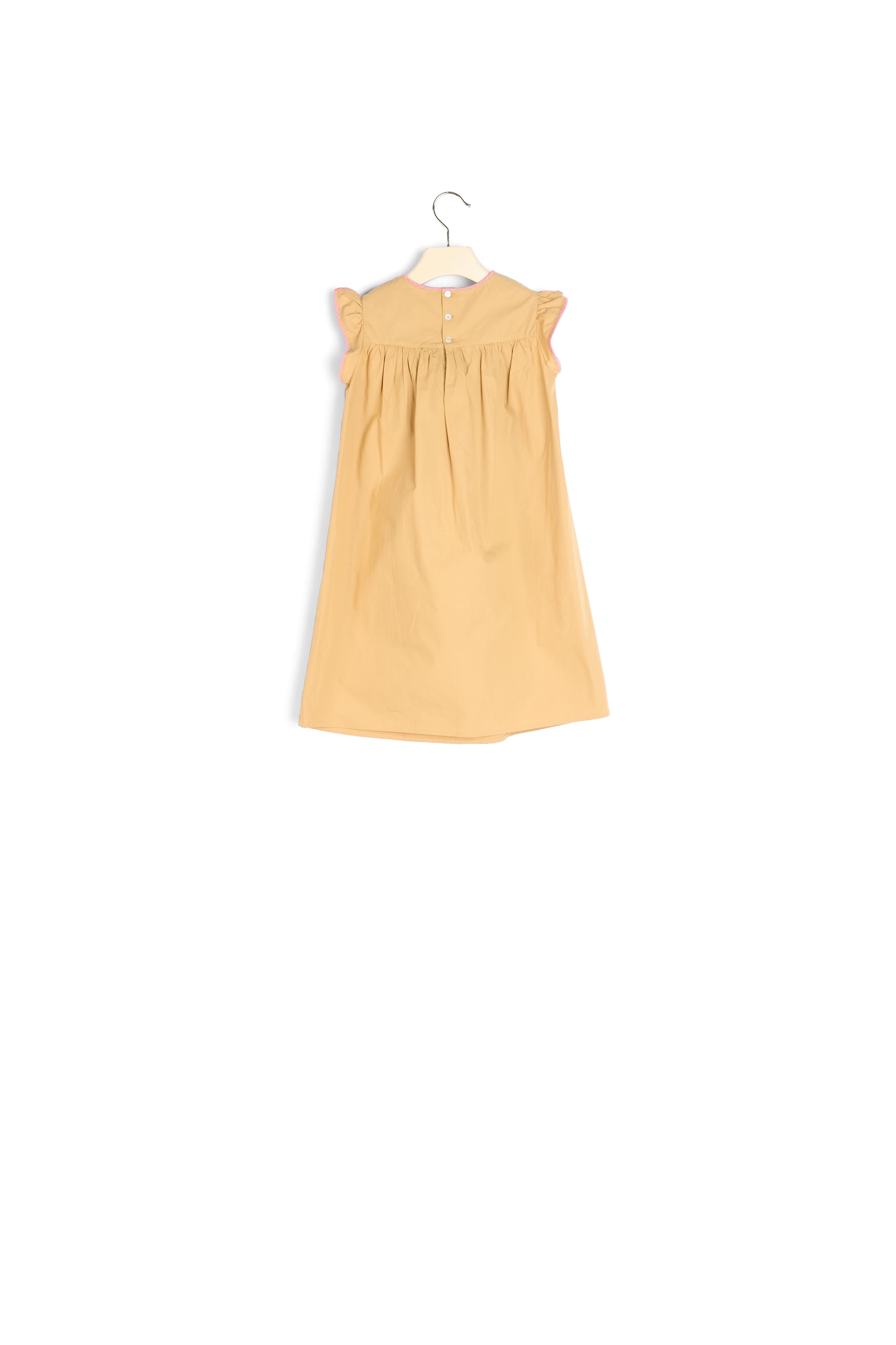 Robe en popeline brodée - Bonpoint vintage