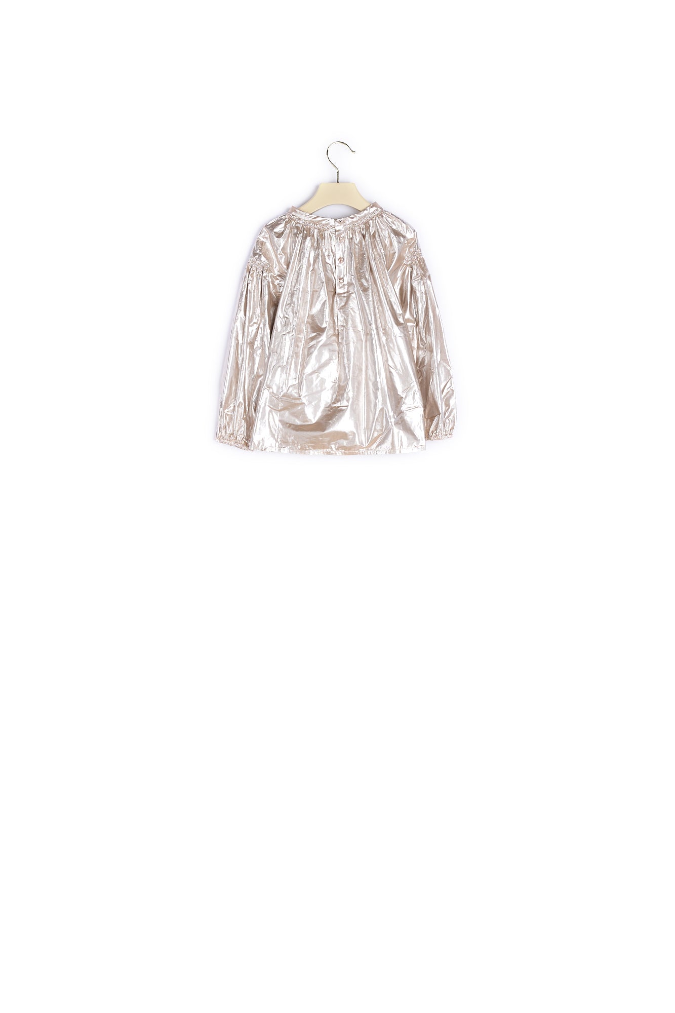 Blouse en taffetas métallisé - Bonpoint vintage