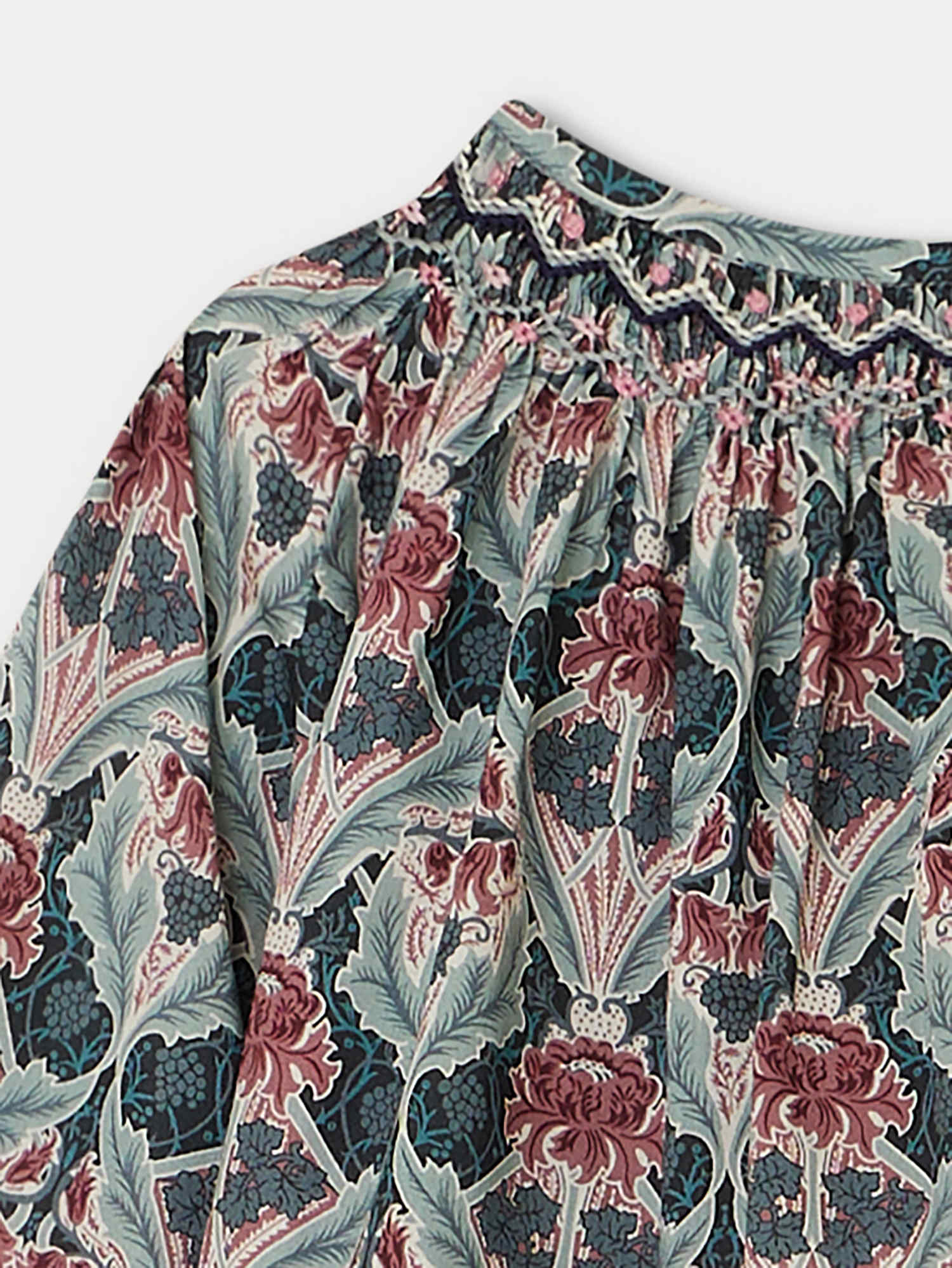 Blouse smockée Griotte - Bonpoint vintage