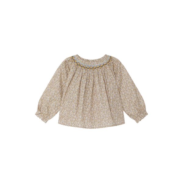 Blouse en coton Liberty - Bonpoint vintage