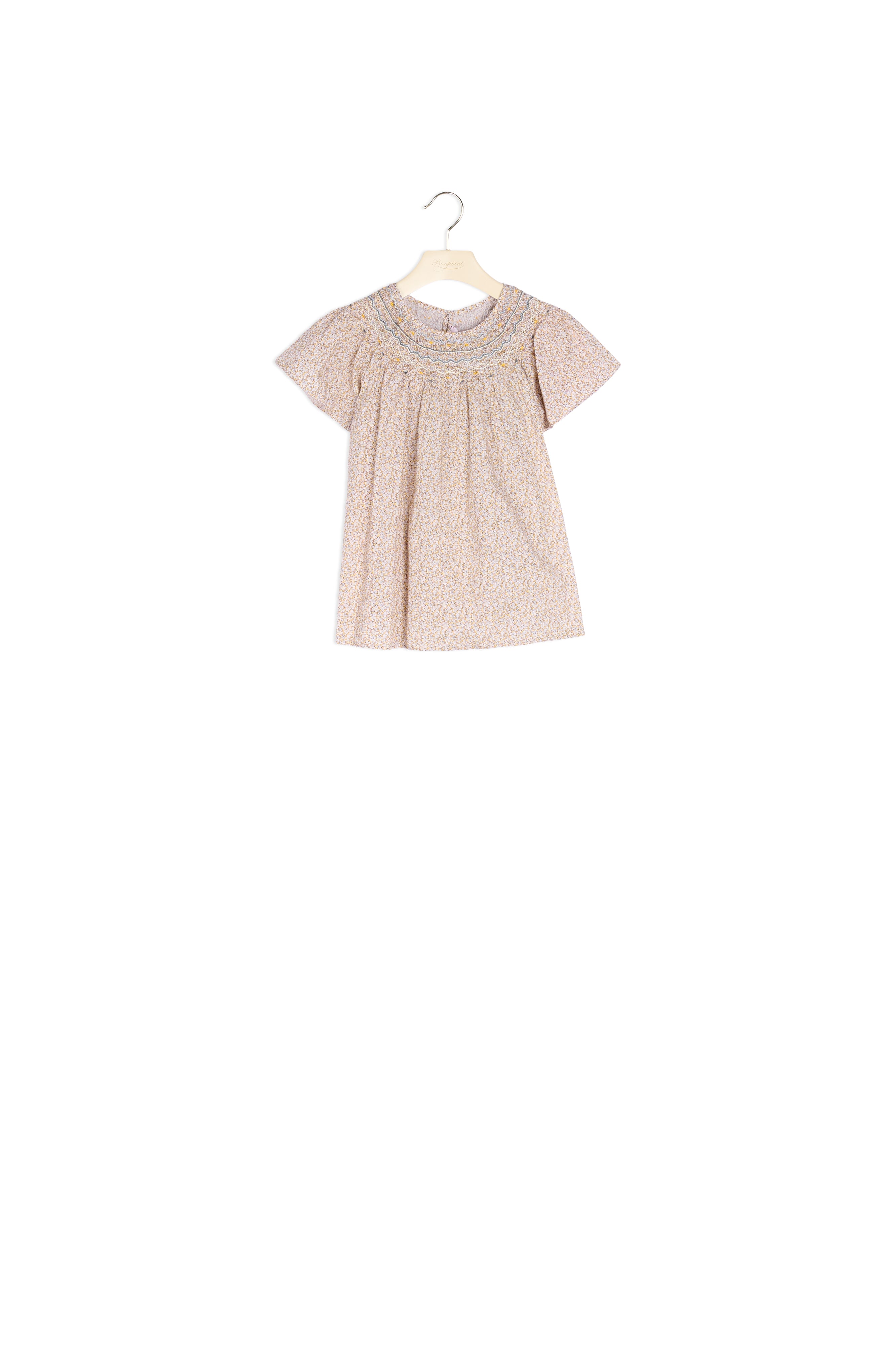 Blouse en coton Liberty bio - Bonpoint vintage