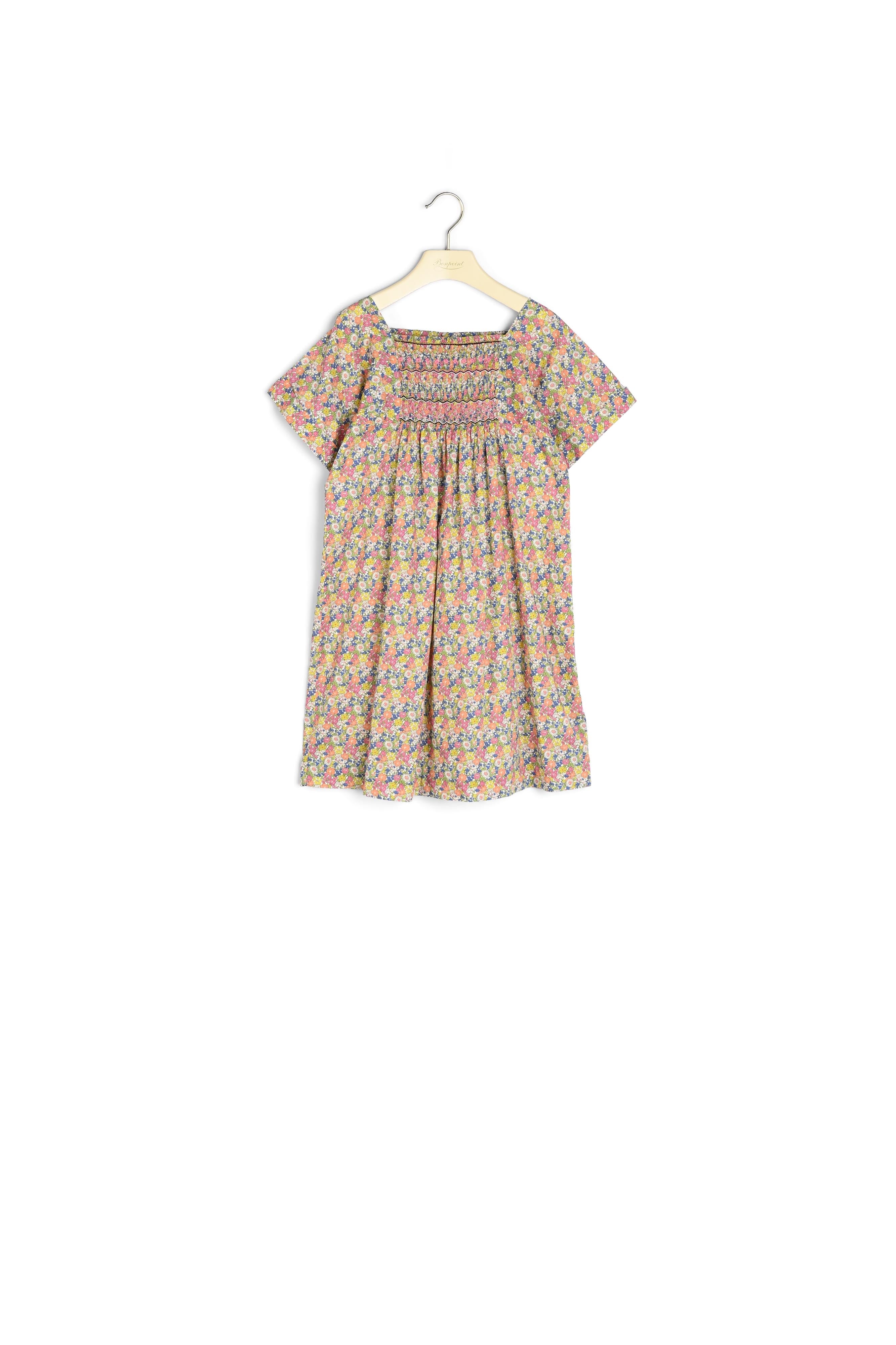 Robe en tissu liberty exclusif - Bonpoint vintage