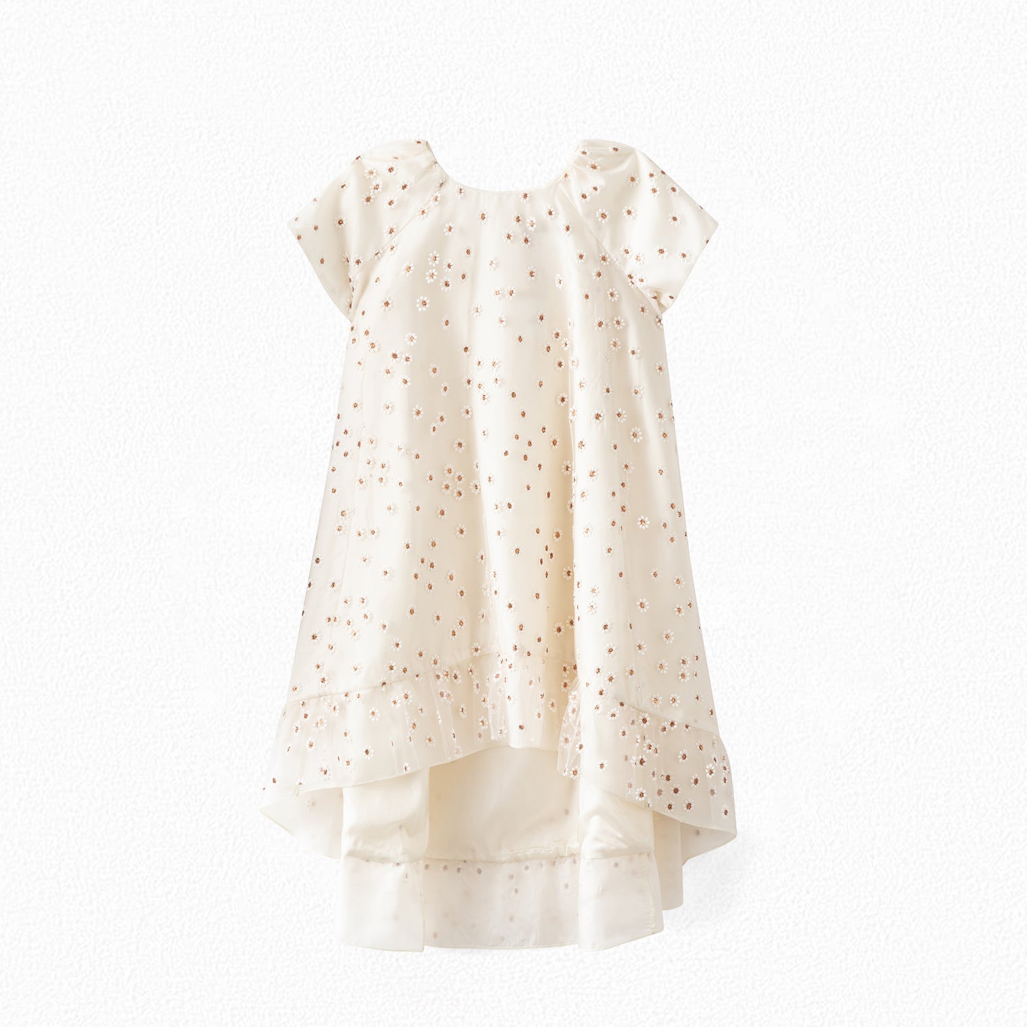 Robe en tulle flocké - Bonpoint vintage