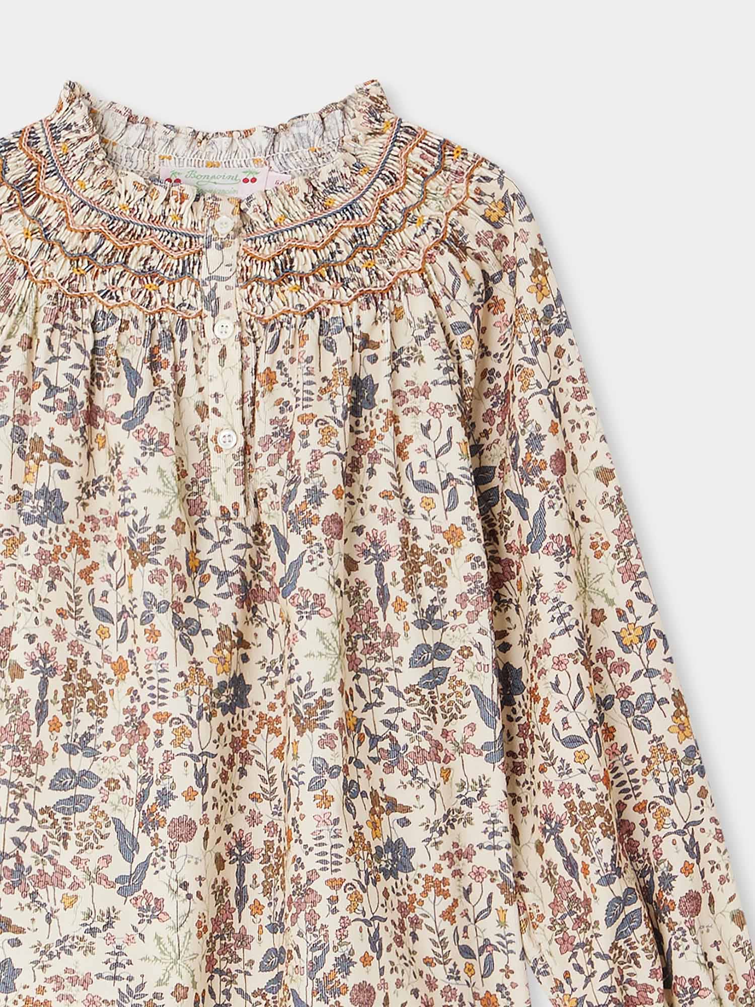 Blouse smockée Petale - Bonpoint vintage