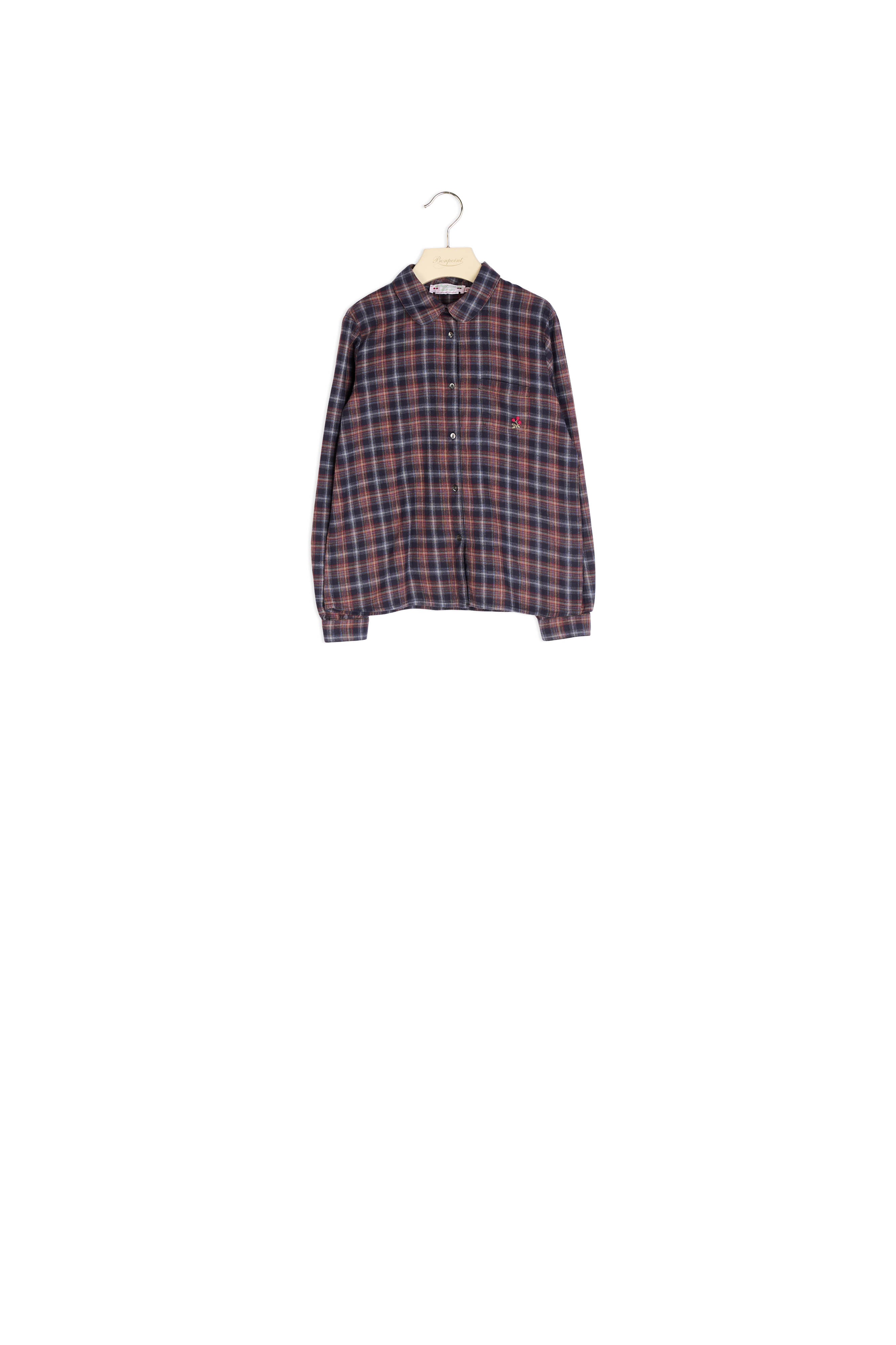 Blouse en twill émerisé - Bonpoint vintage