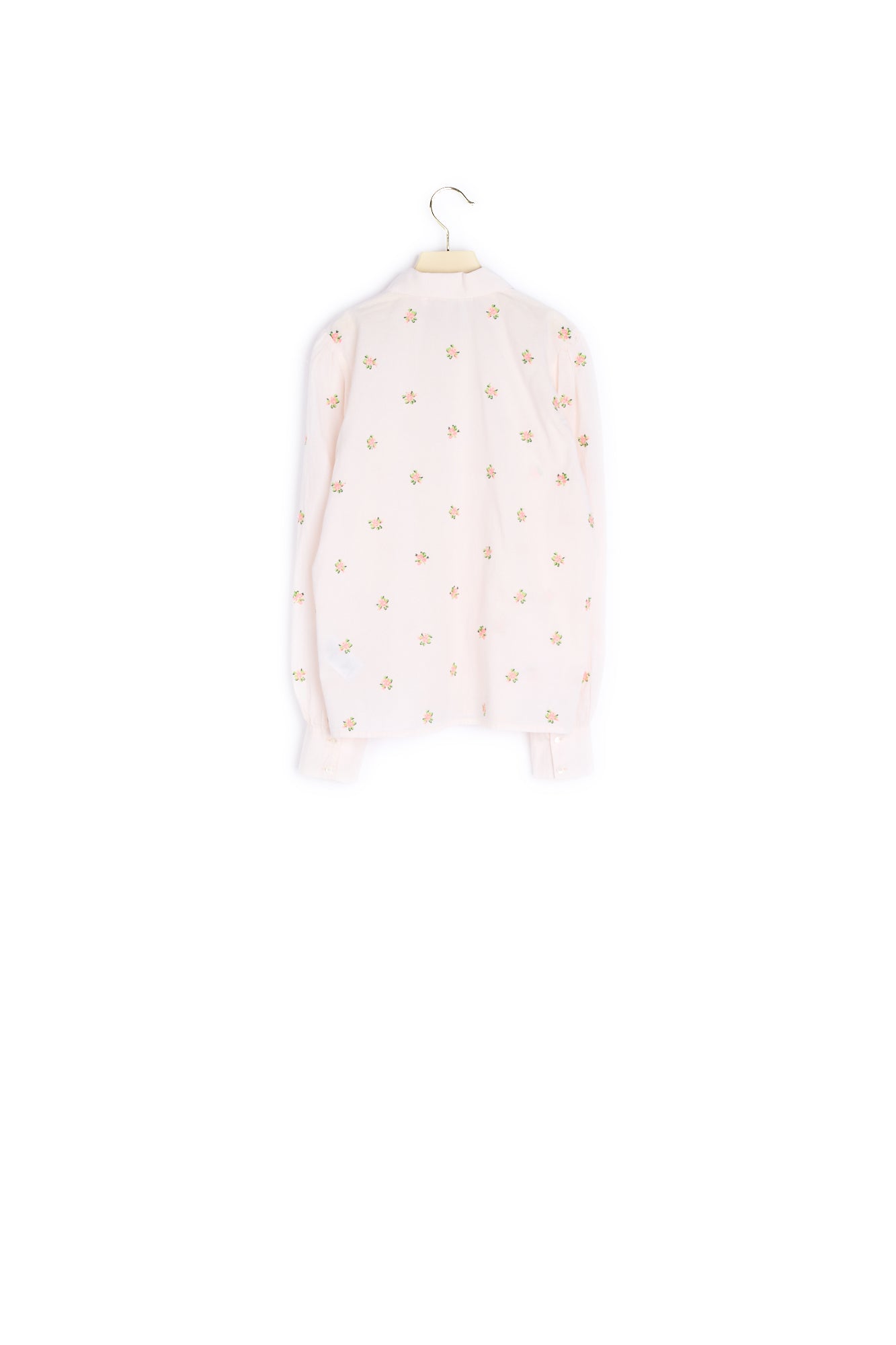 Blouse brodée en voile de coton - Bonpoint vintage