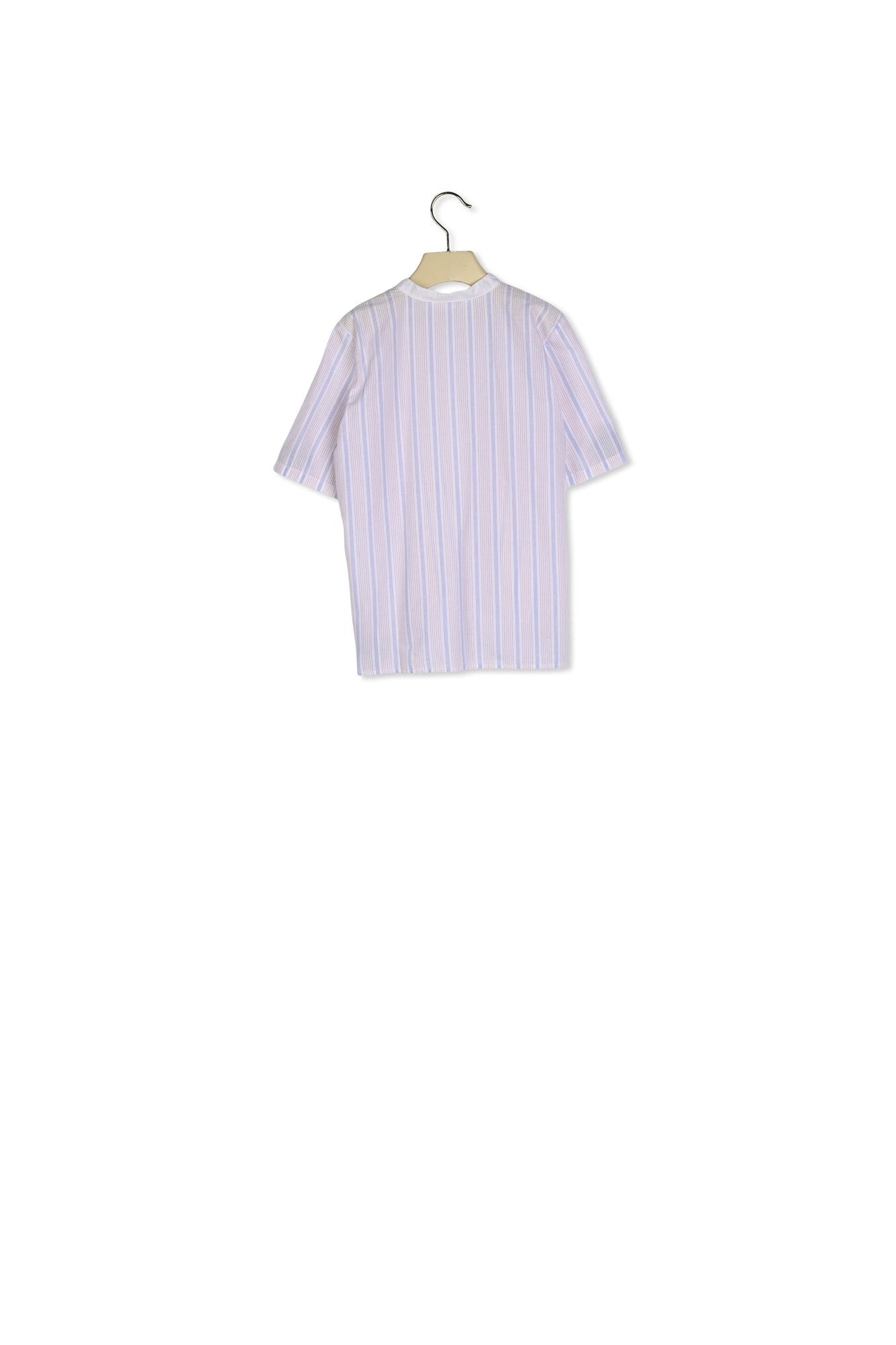 Chemise à manches courtes rayée - Bonpoint vintage