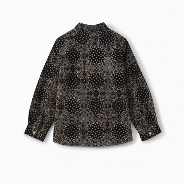 Chemise en velours imprimé - Bonpoint vintage