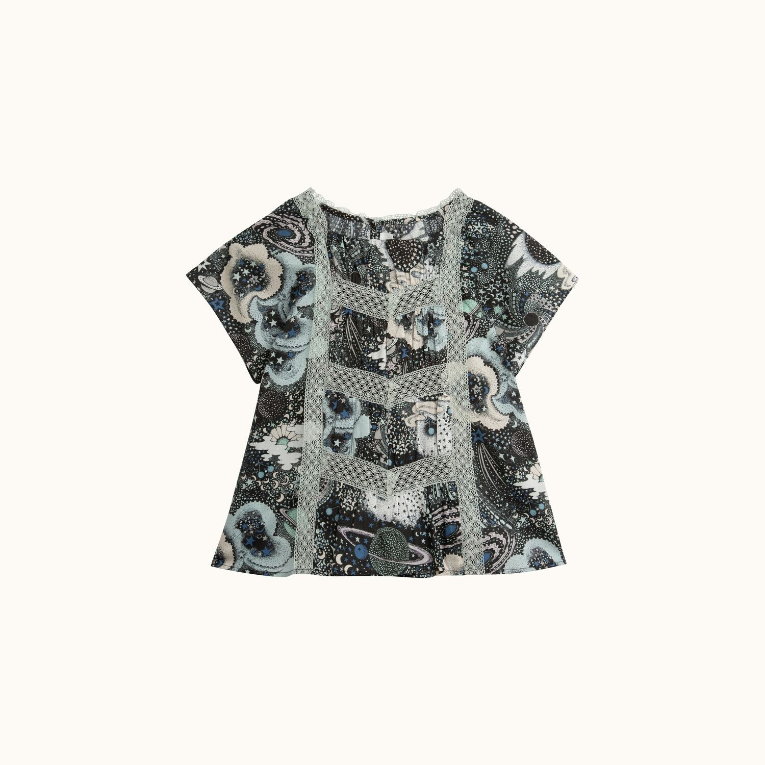 Blouse Nellia motifs Liberty - Bonpoint vintage